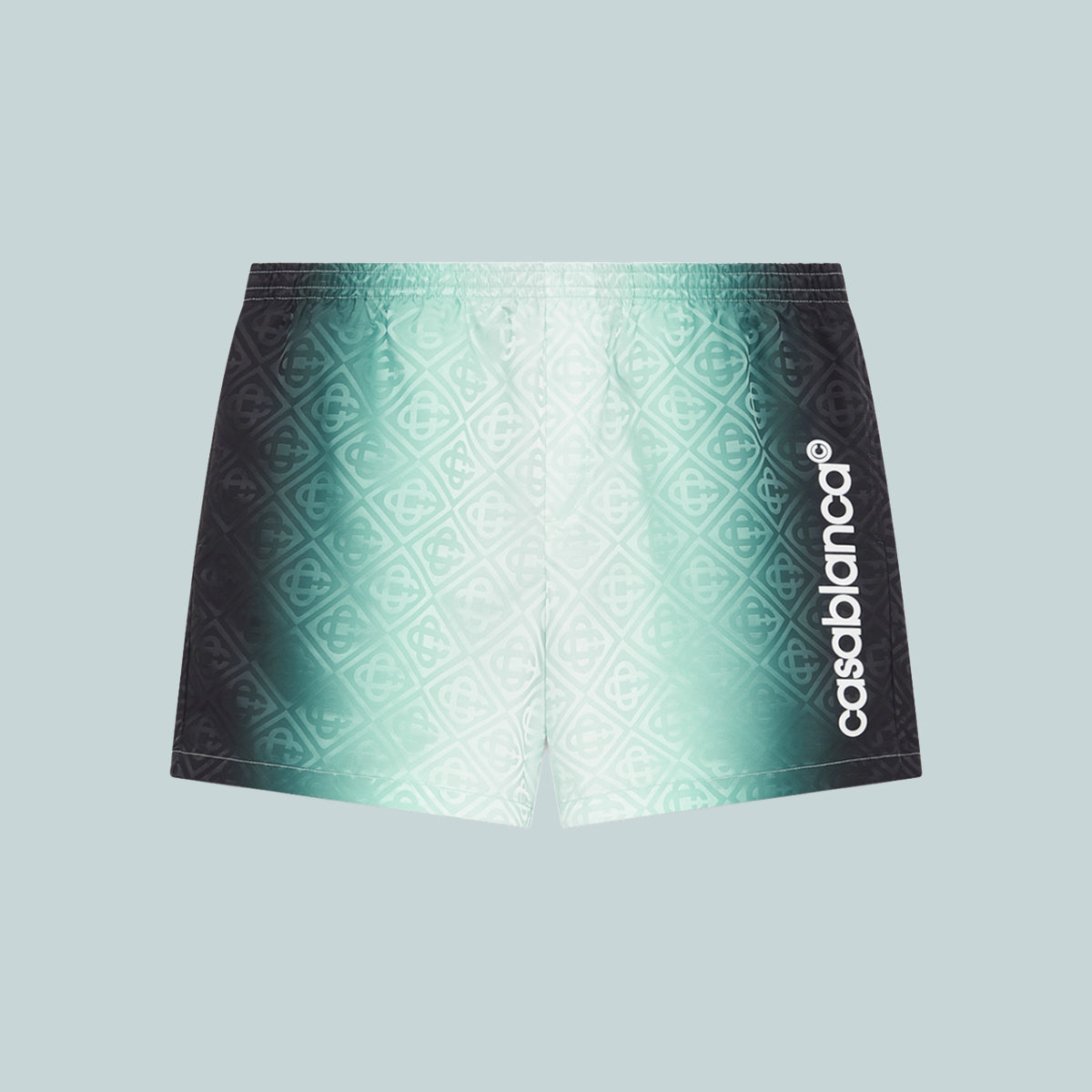 Mens Jacquard Printed Swim Shorts Gradient