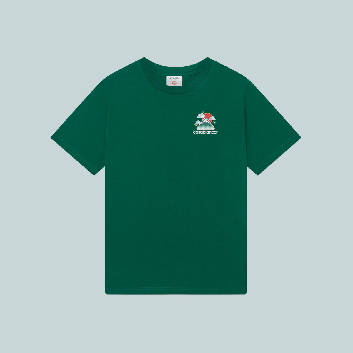 Montagne Ondulée Printed T-Shirt Green