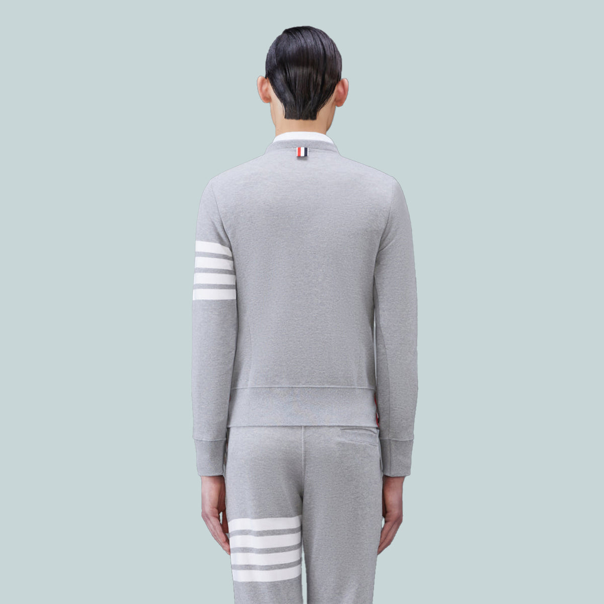 Classic Loopback 4-Bar Sweatshirt Grey