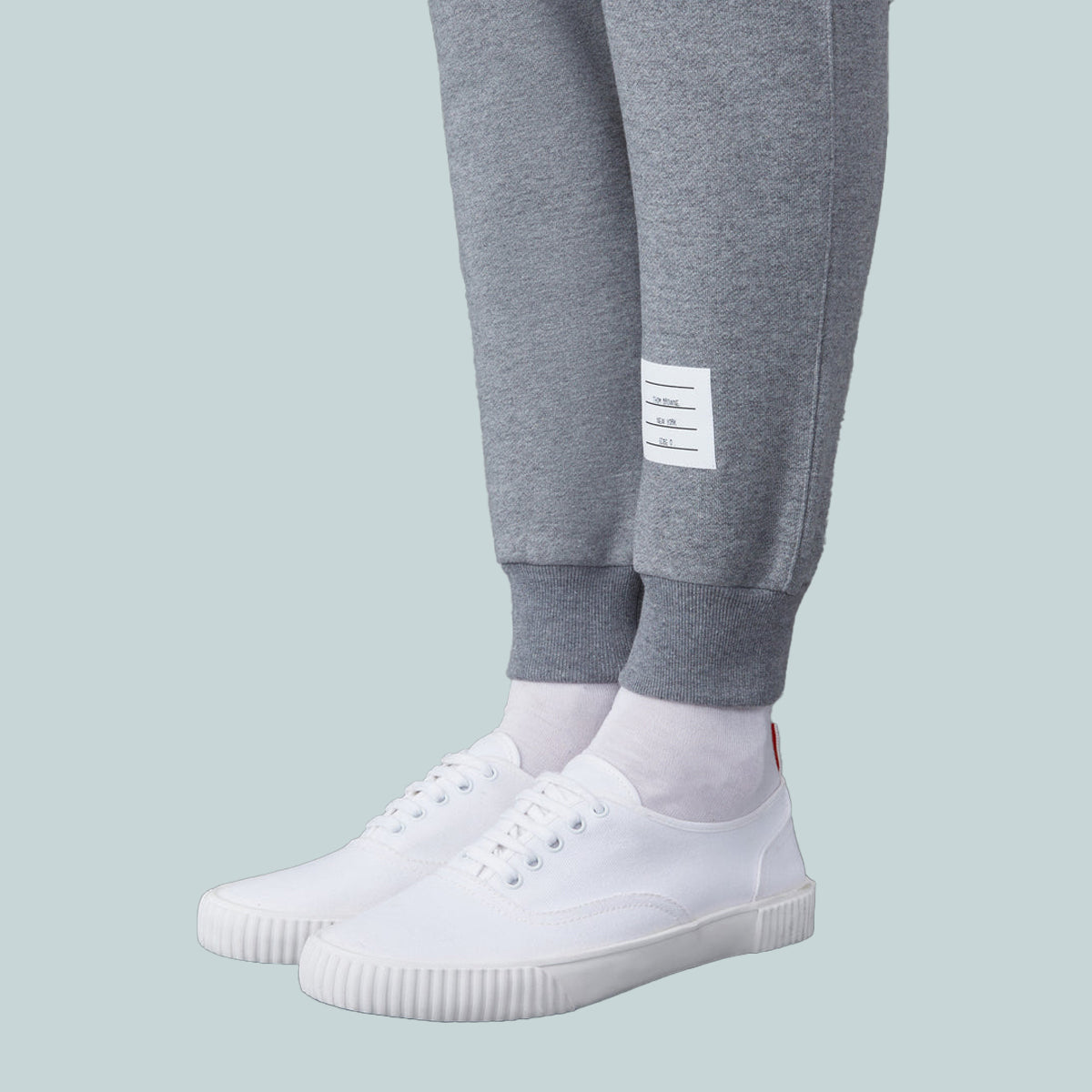 Classic Loopback 4-Bar Sweatpants Tonal Grey