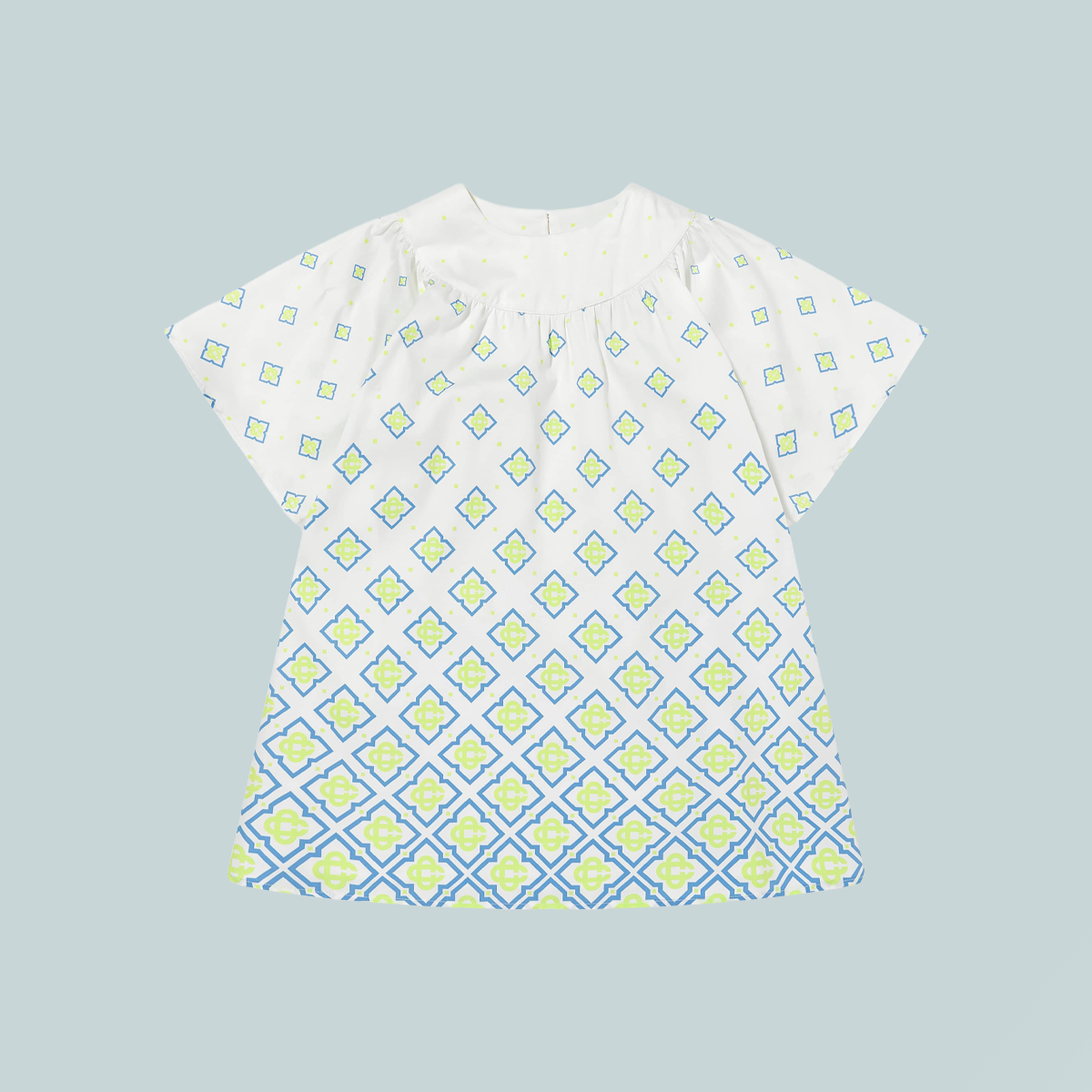 Girls Degrade Monogram Dress