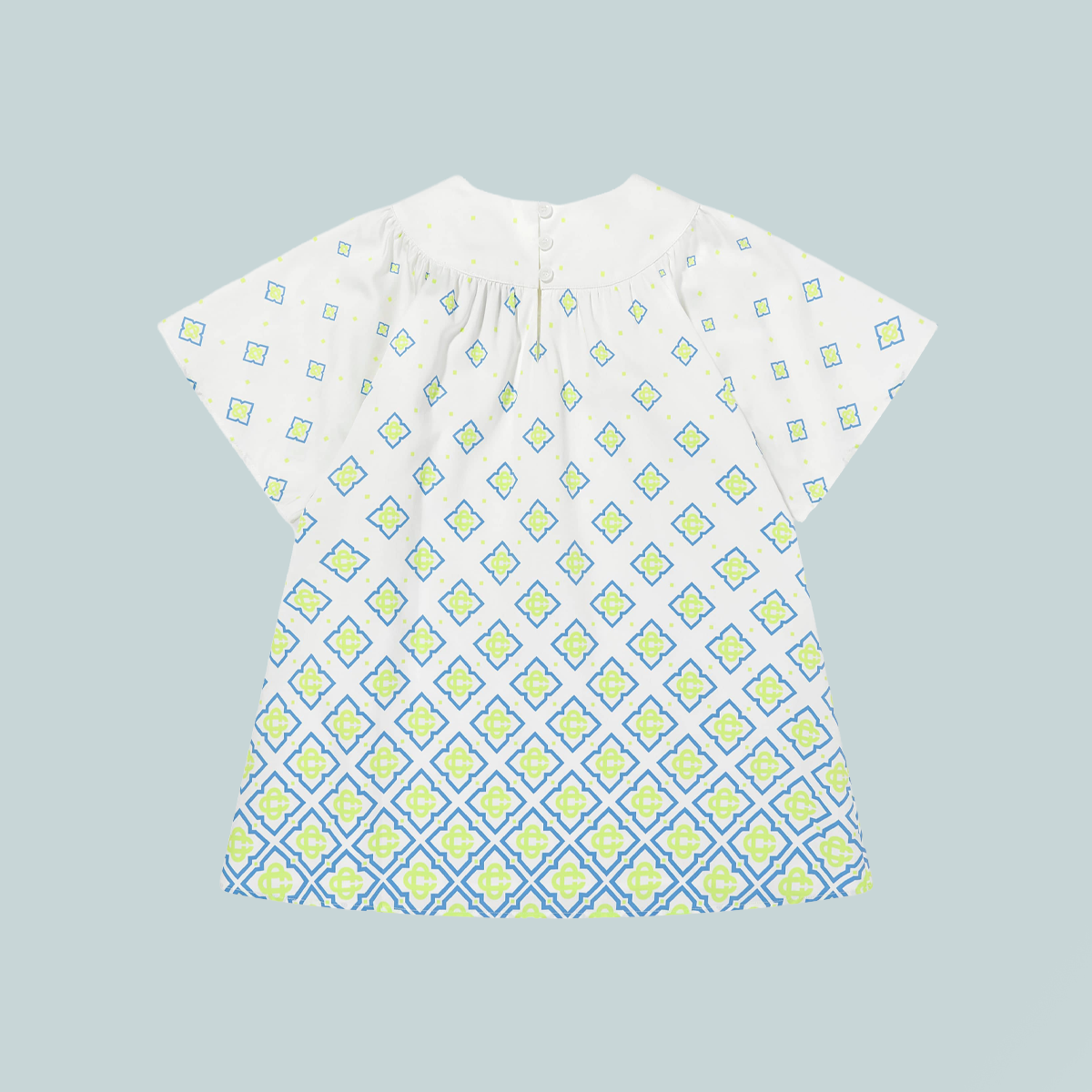 Girls Degrade Monogram Dress