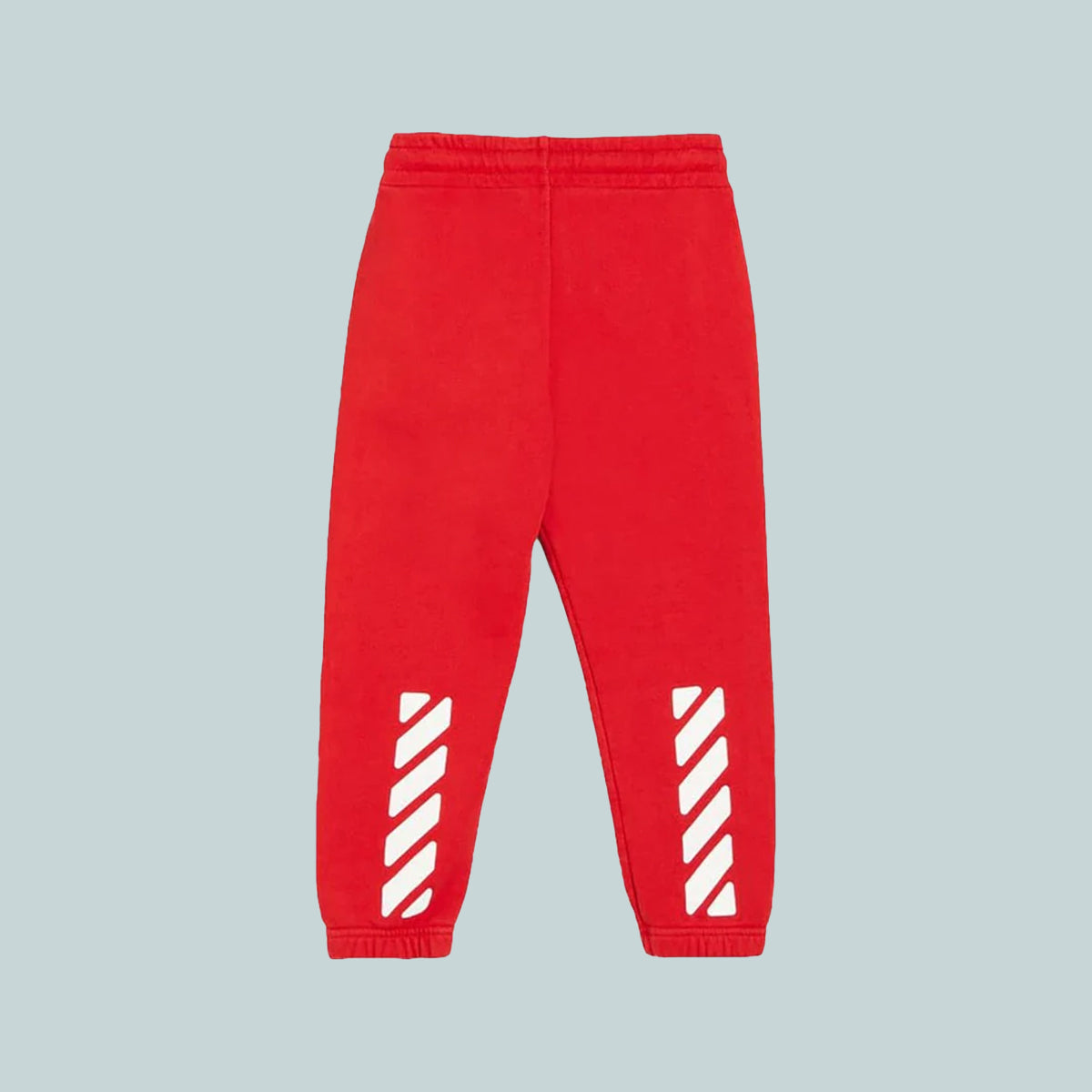 Kids off rounded sweatpants red