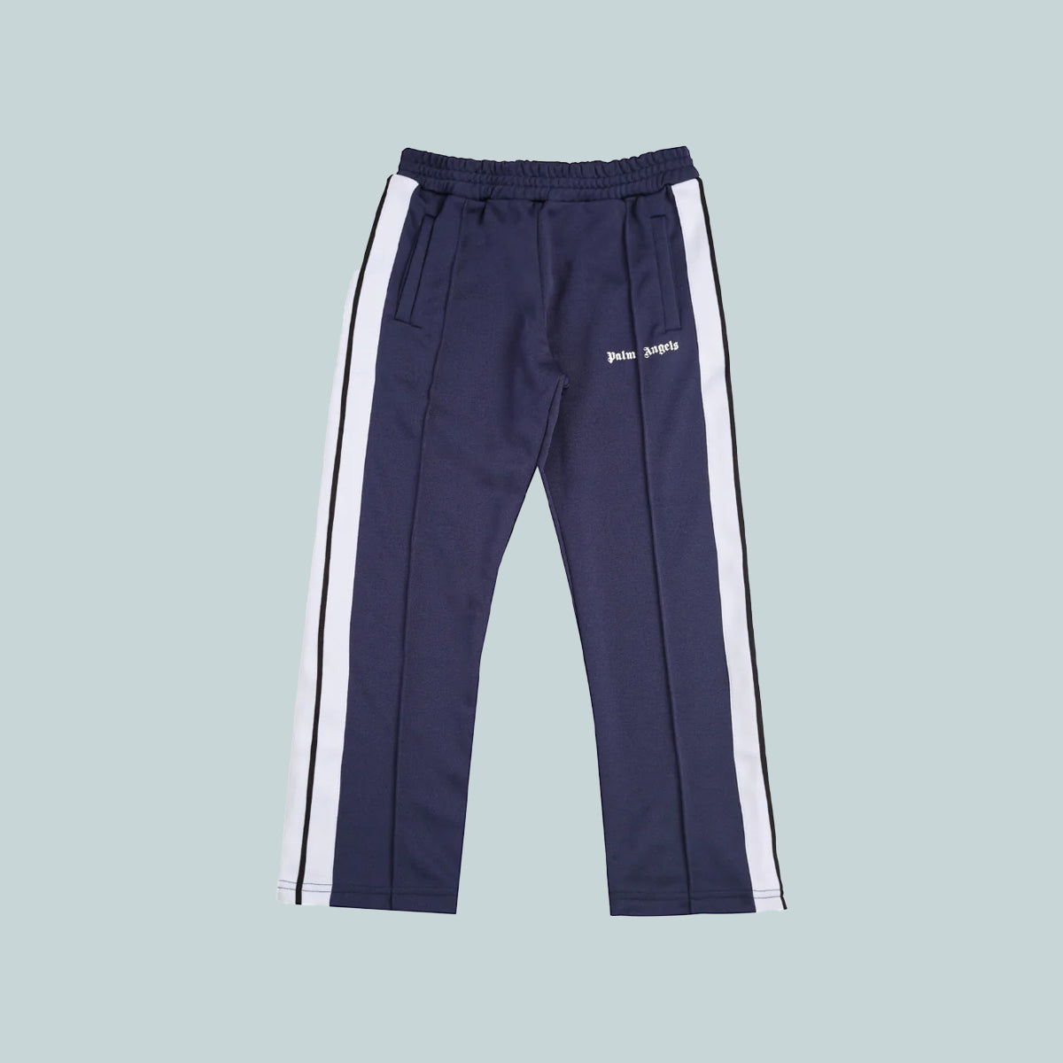 Kids logo track pants navy