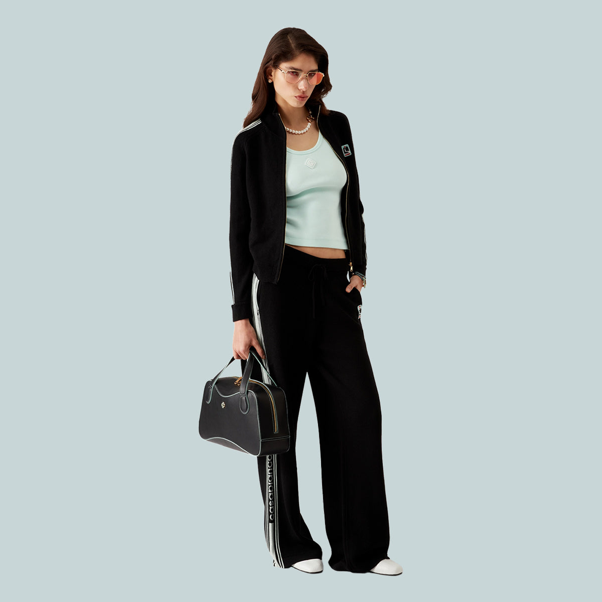 Merino Track Pants Black