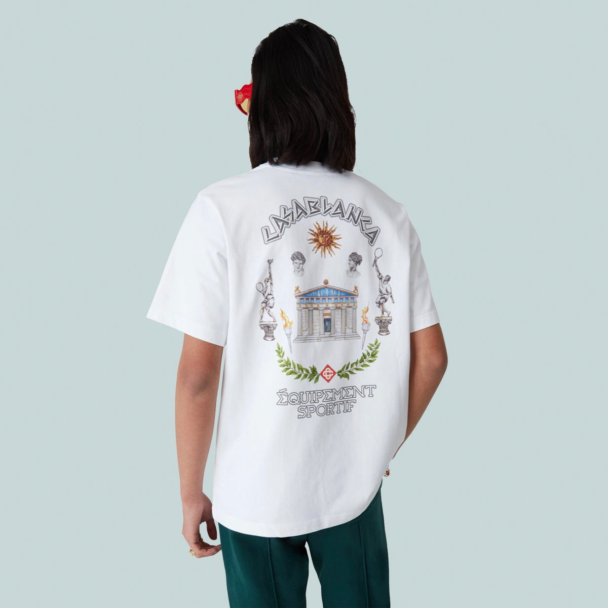 Le Temple Du Sport Printed T-Shirt White