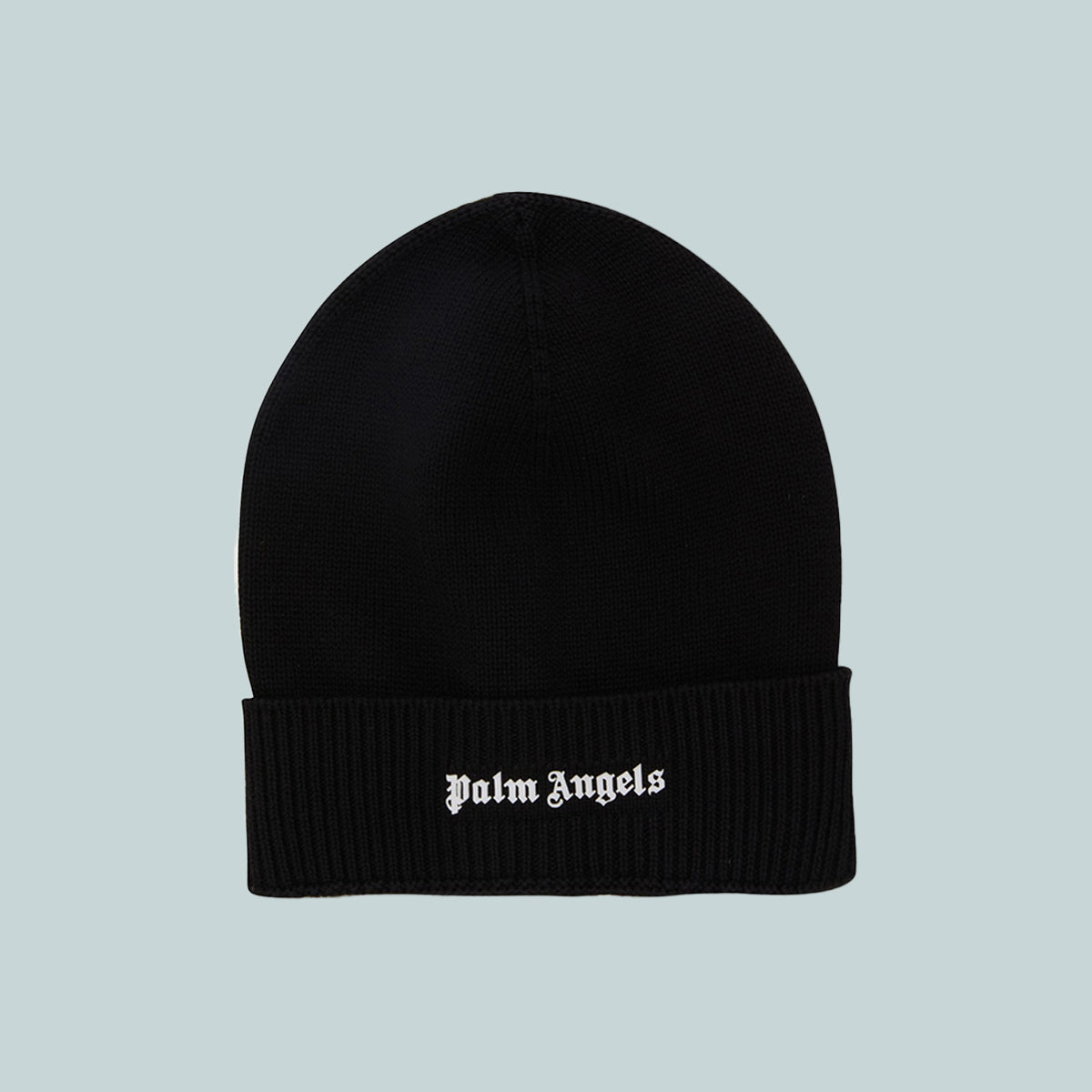 Classic Logo Short Beanie Black / White