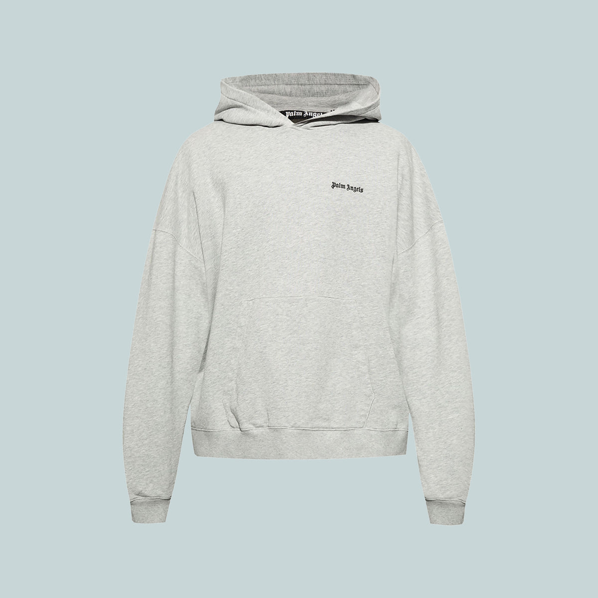 Classic Logo Embroidered Hoody Grey / Black