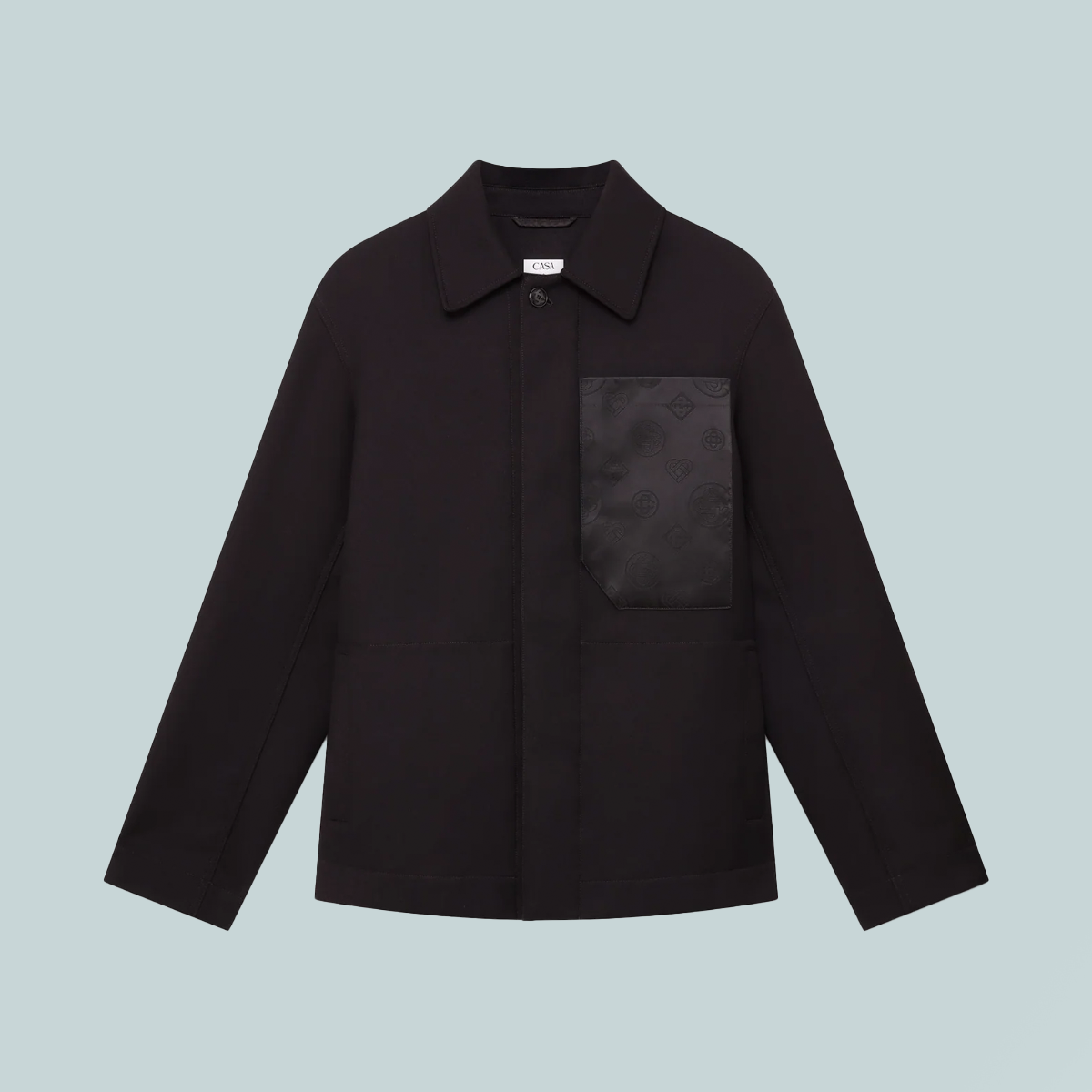 Wool Workwear Jacket Black