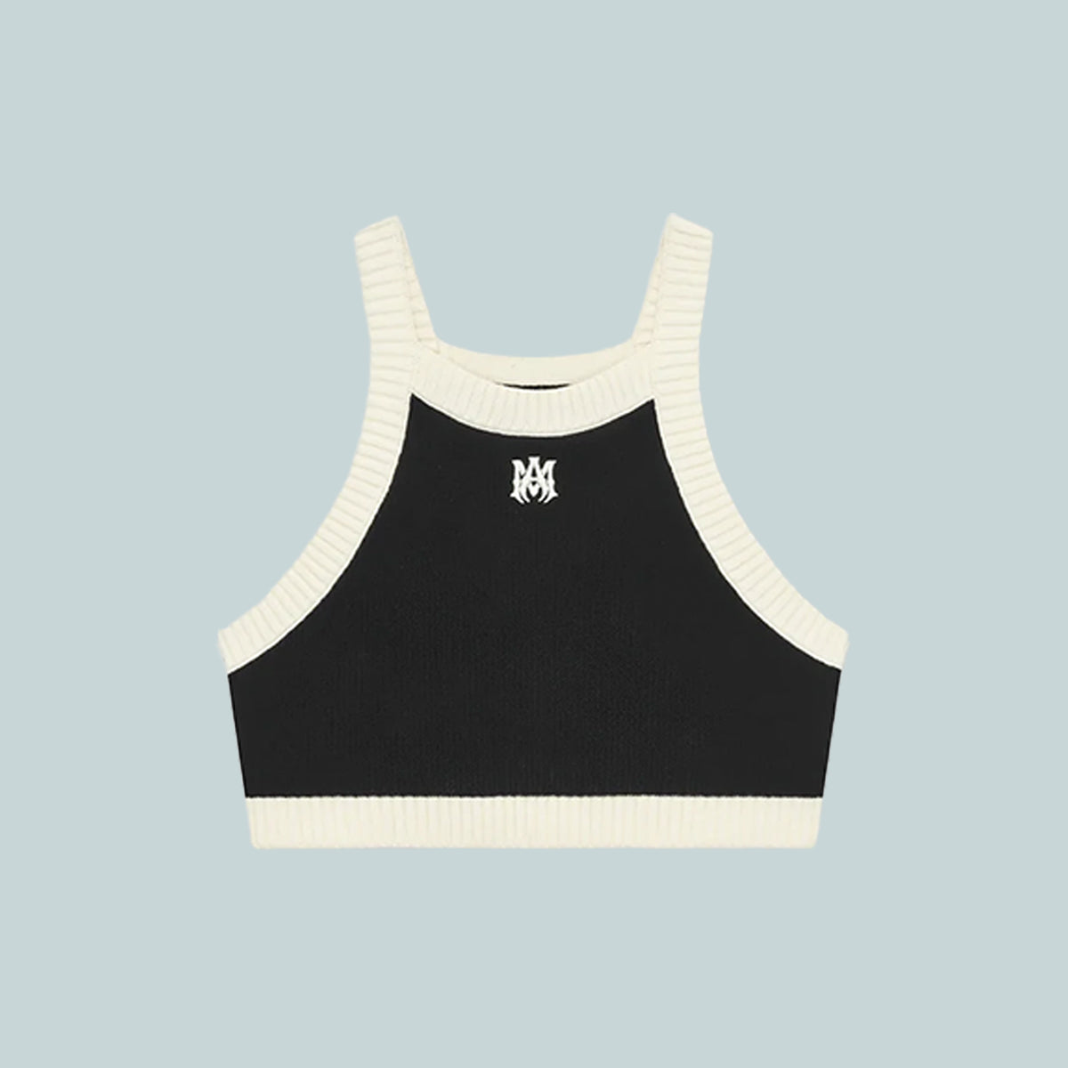MA Cropped Tank Black