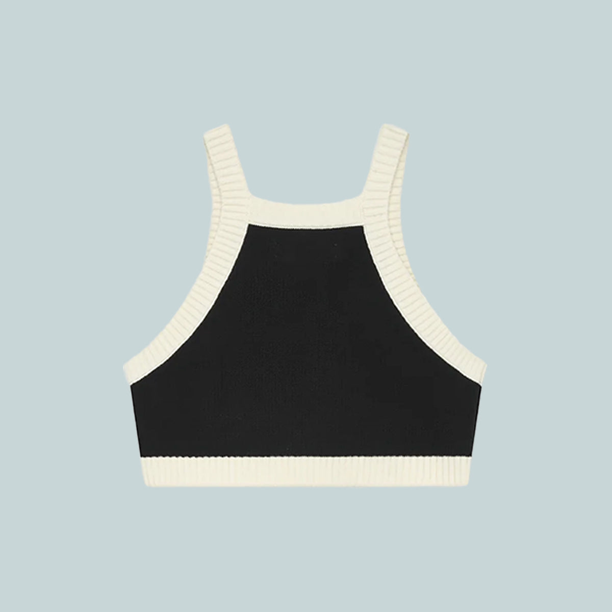 MA Cropped Tank Black