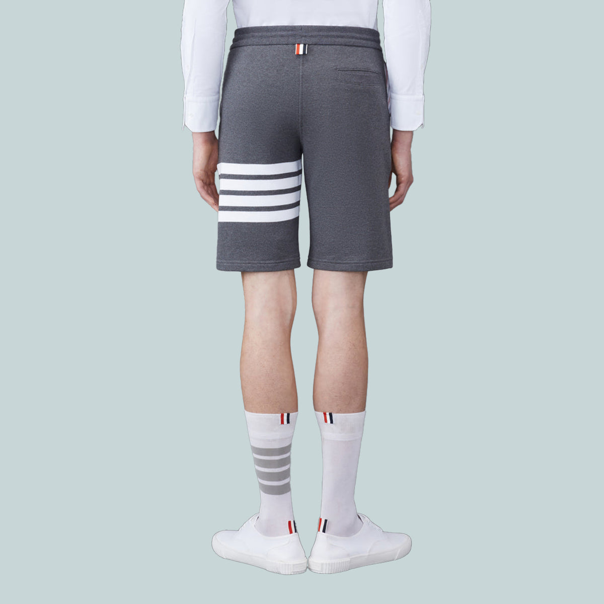 Classic Loopback 4-Bar Sweatshorts Grey