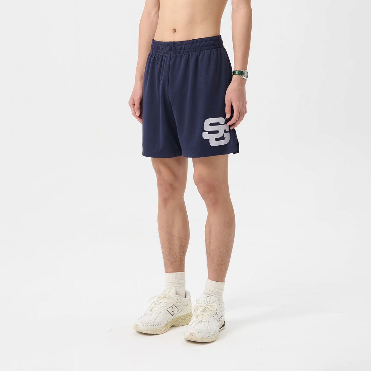 SG24 Logo Mesh Sweatshorts True Navy