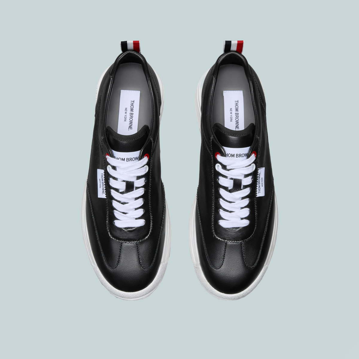 Nappa Leather Soft Tech Runner Black