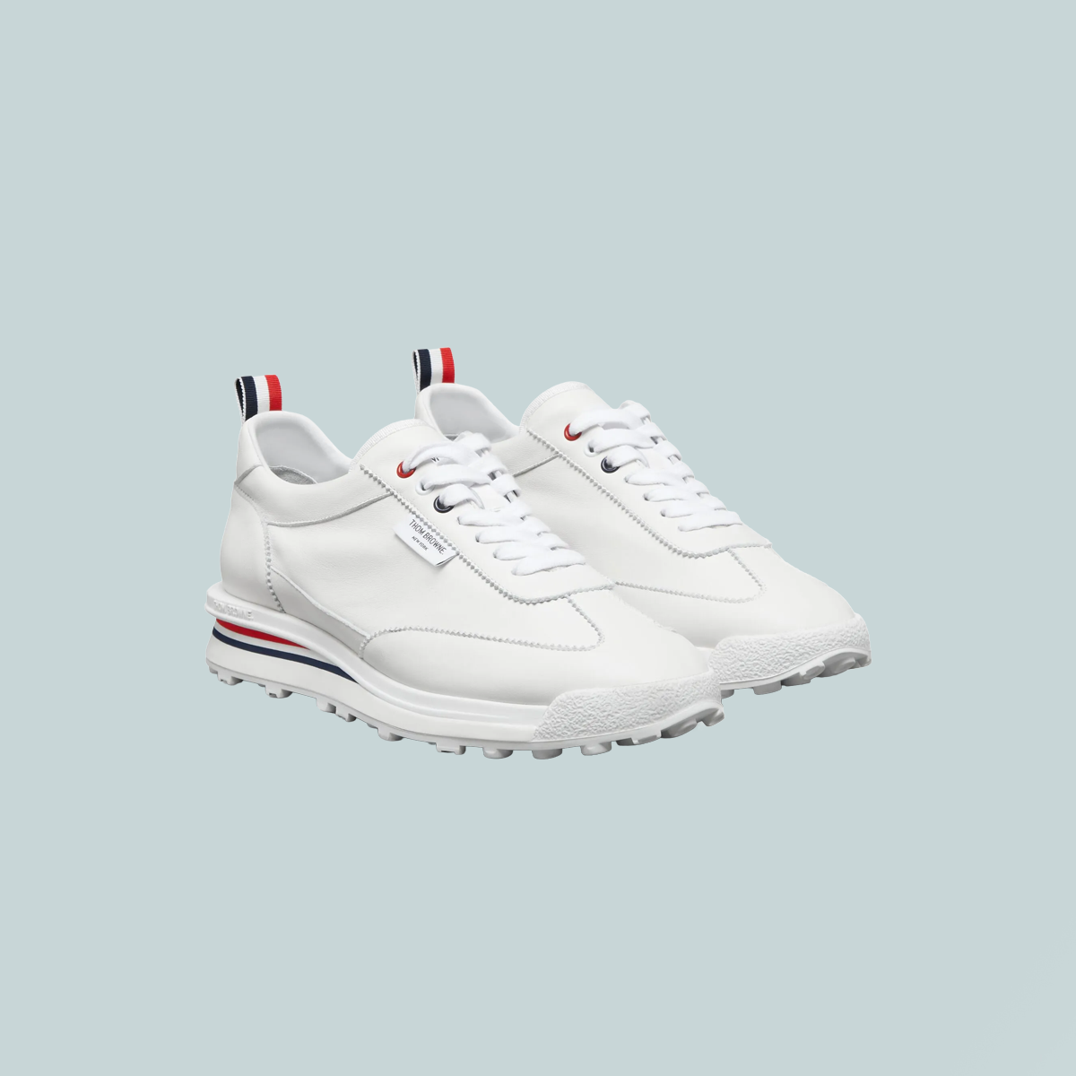 Nappa Leather Soft Tech Runner White