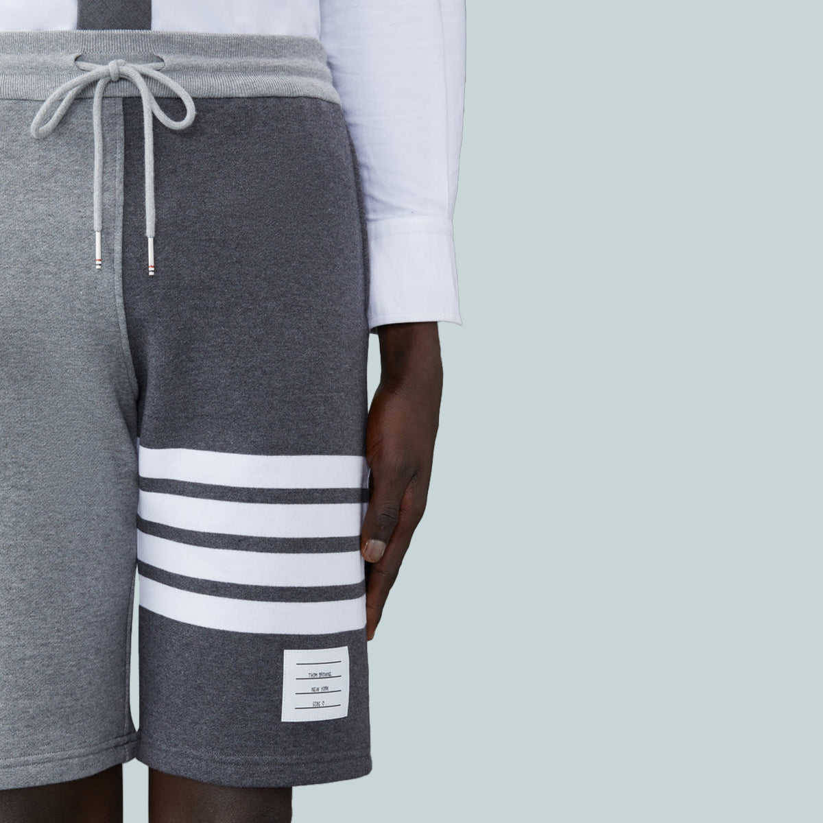 Classic Loopback 4-Bar Sweatshorts Half Grey