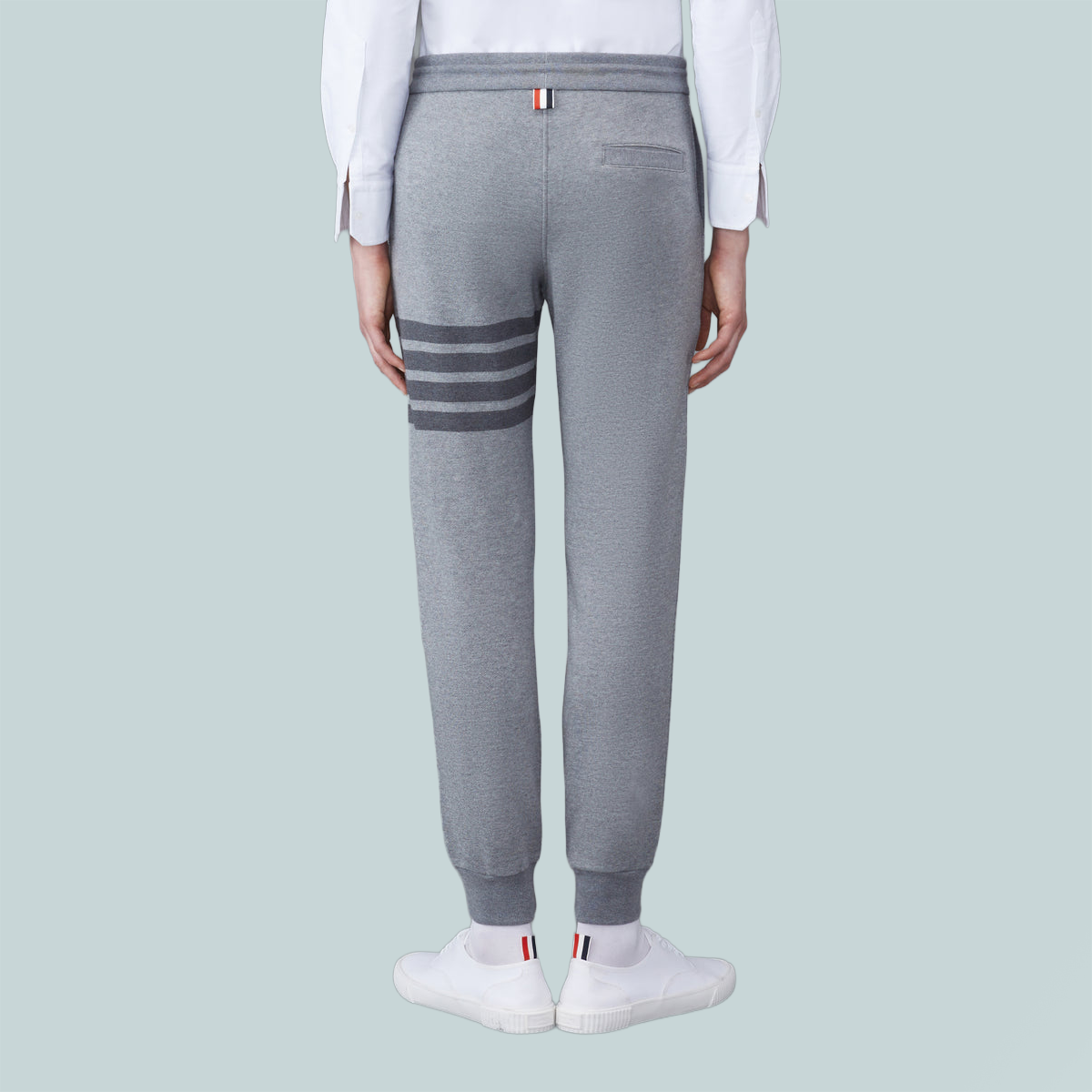 Loopback Tonal 4-Bar Sweatpants Grey