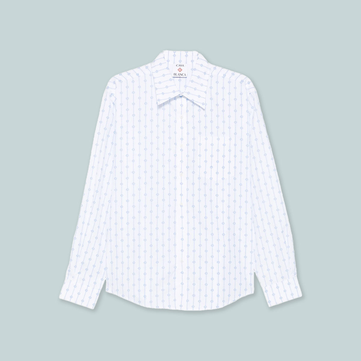 Printed Monogram Oxford Shirt Stripe
