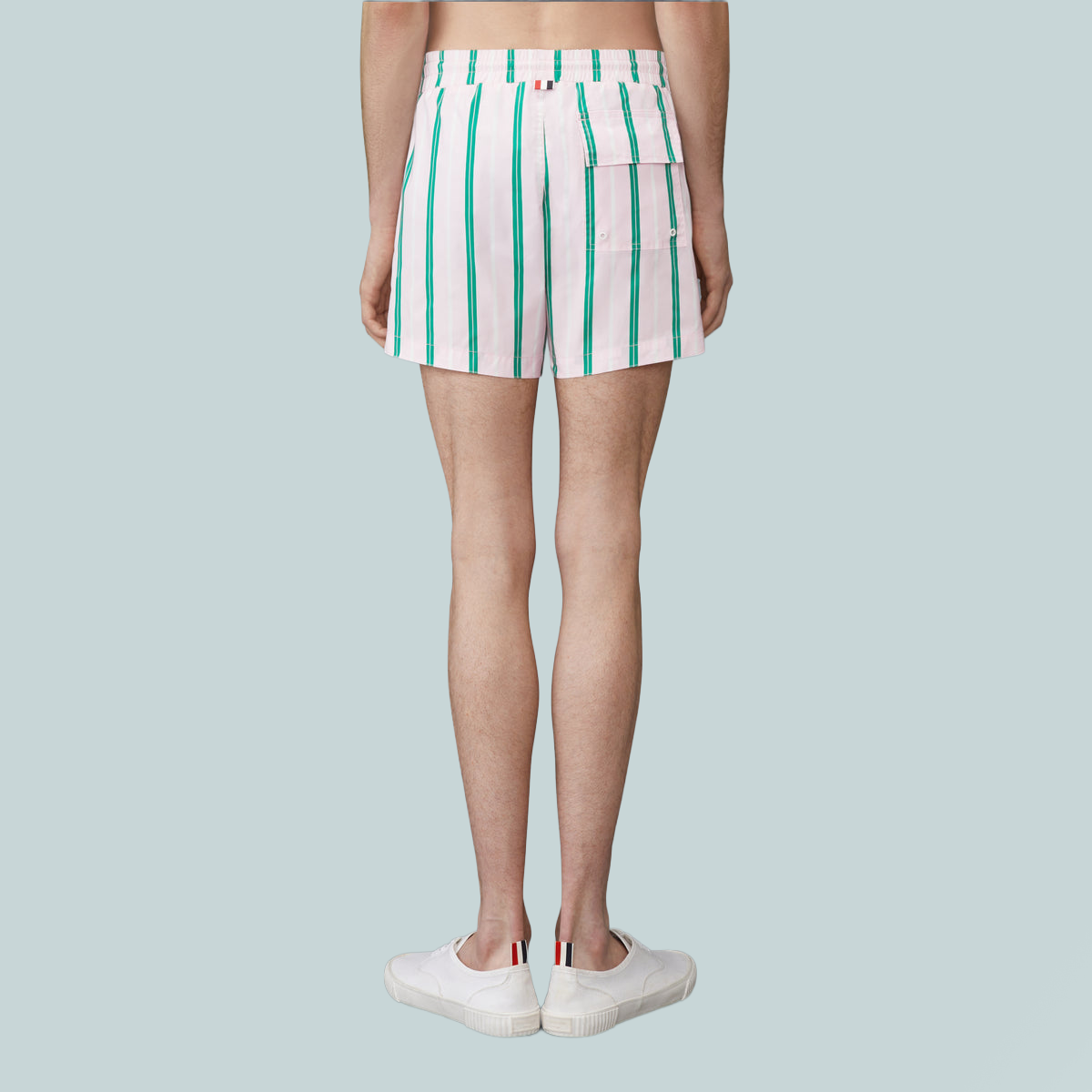 Repp Stripe Swim Short Light Pink