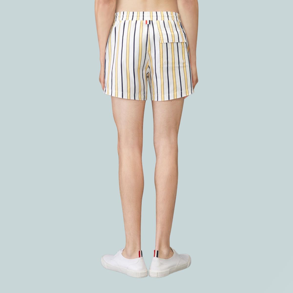 Repp Stripe Swim Short Pale Yellow
