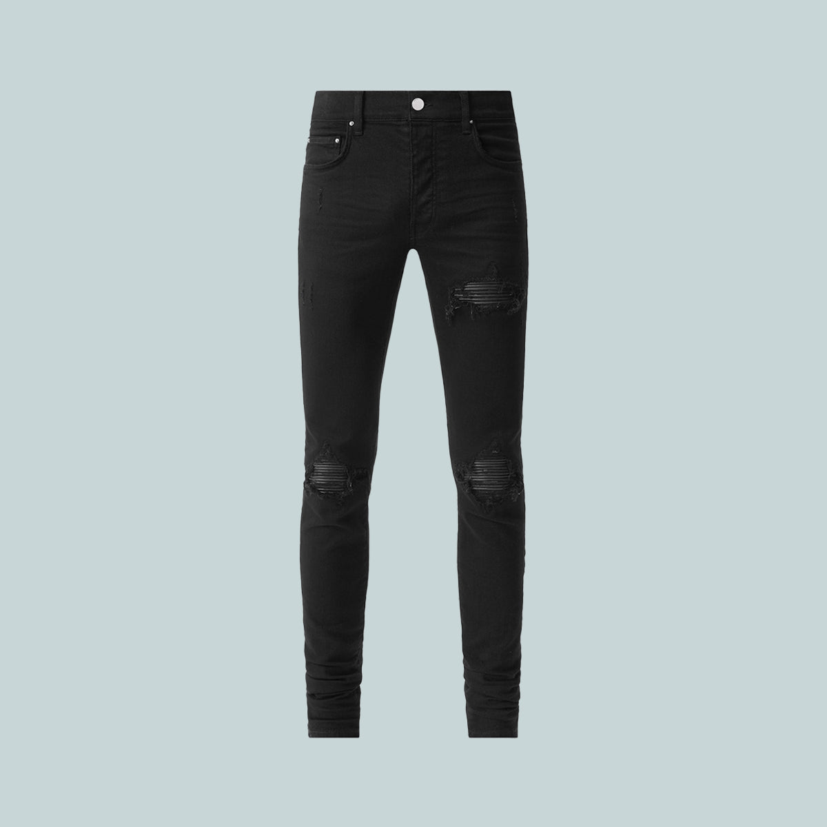 MX1 Jeans Black Leather