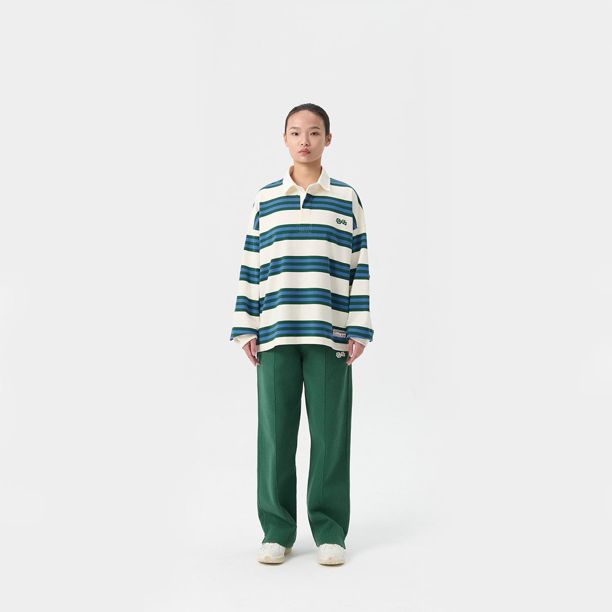 Marine Stripe Ls Rugby Polo Multi