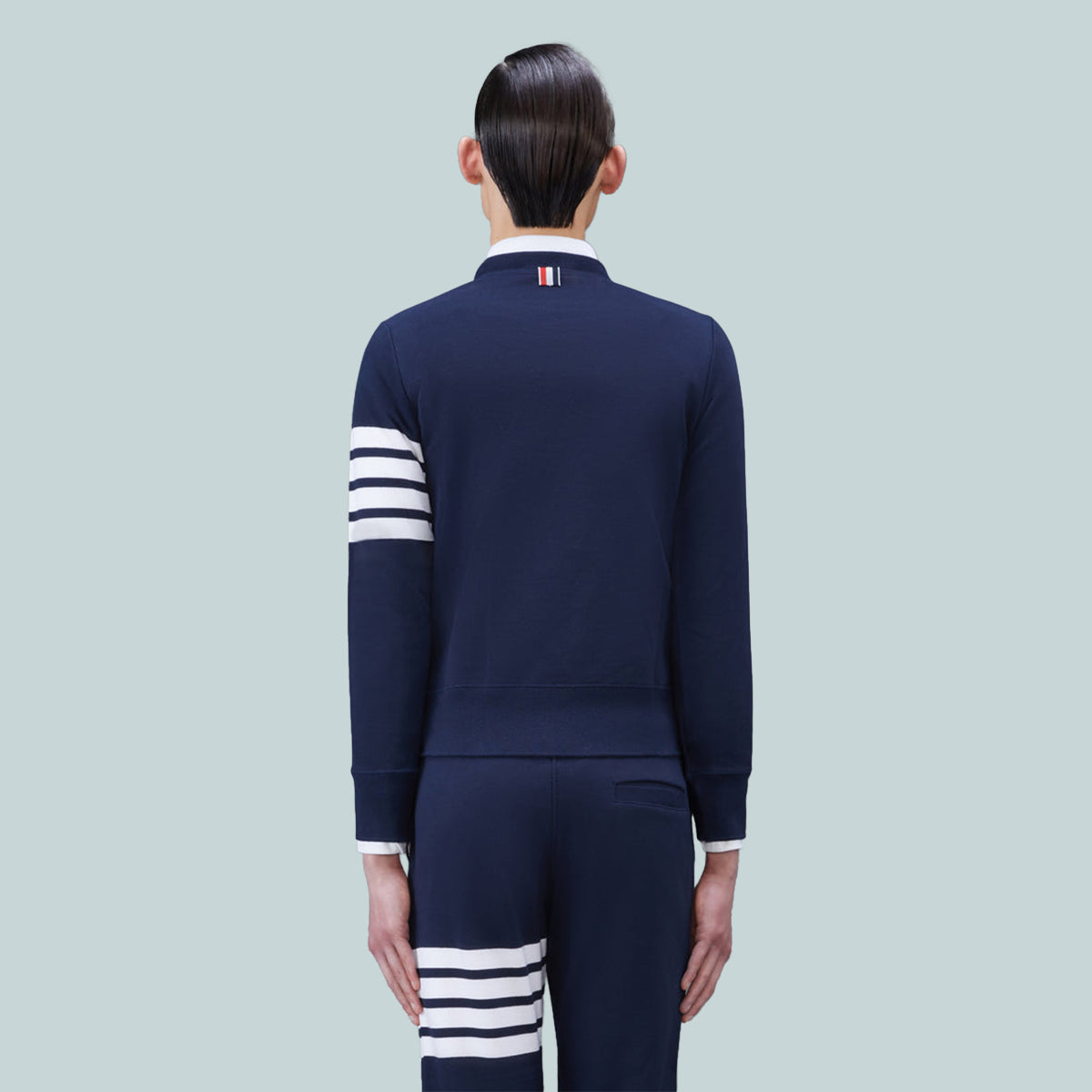 Classic Loopback 4-Bar Sweatshirt Navy