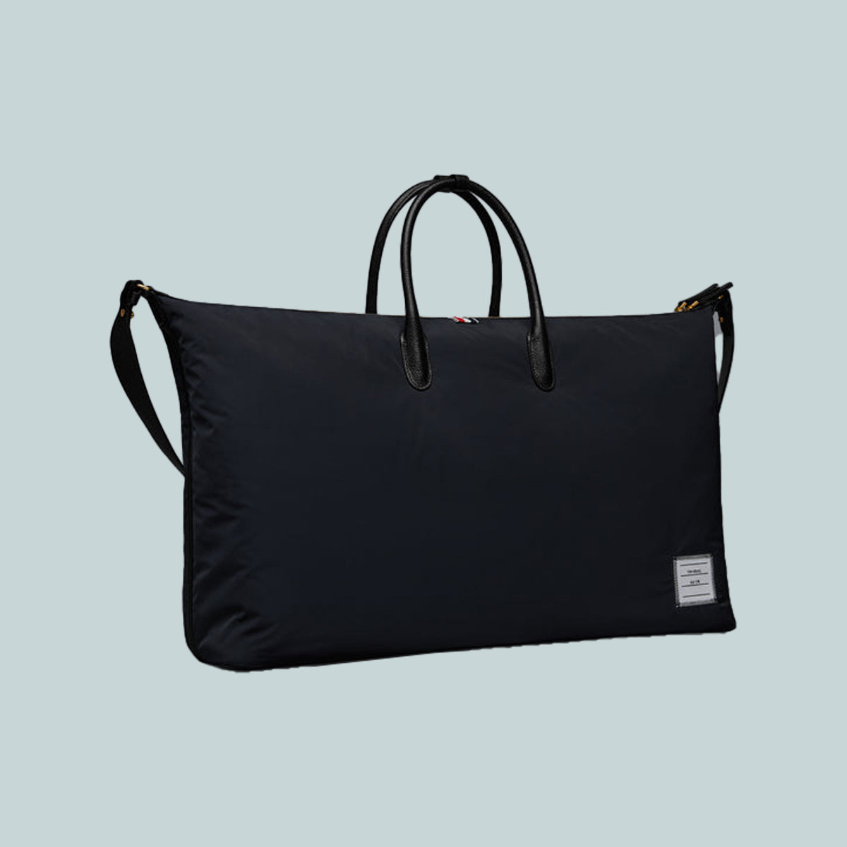 Poly Twill Duffle Bag Black