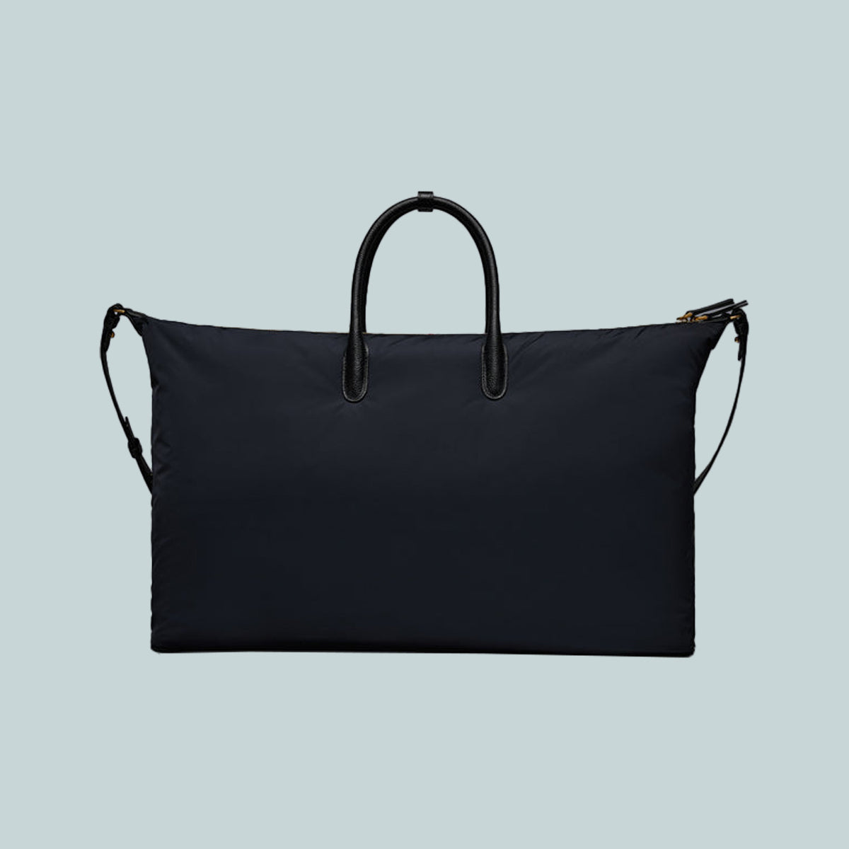 Poly Twill Duffle Bag Black