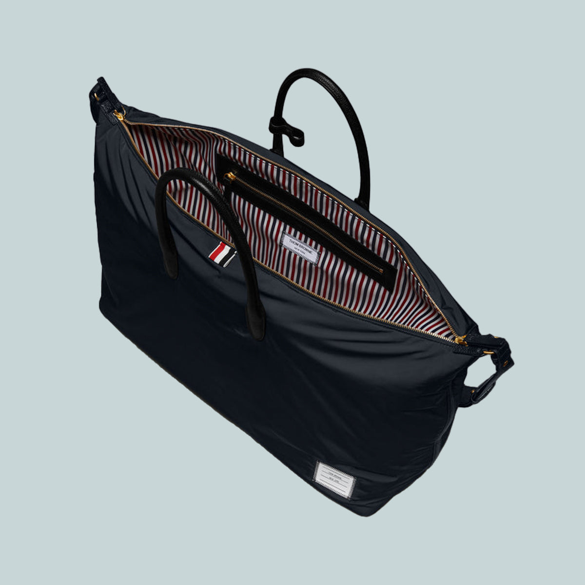 Poly Twill Duffle Bag Black