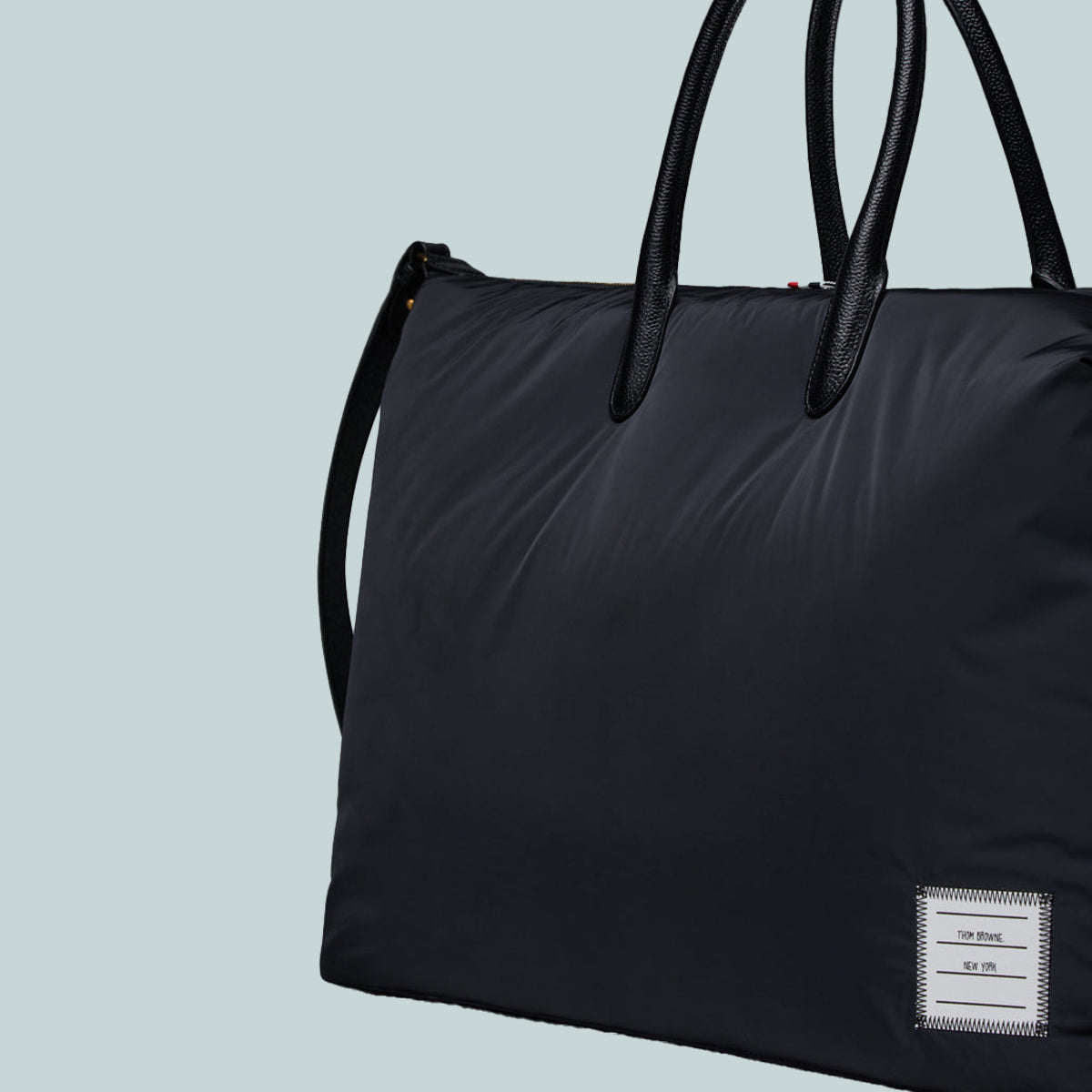 Poly Twill Duffle Bag Black