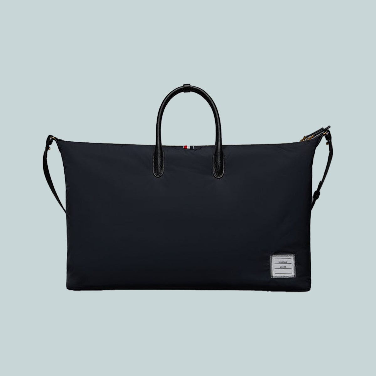 Poly Twill Duffle Bag Black