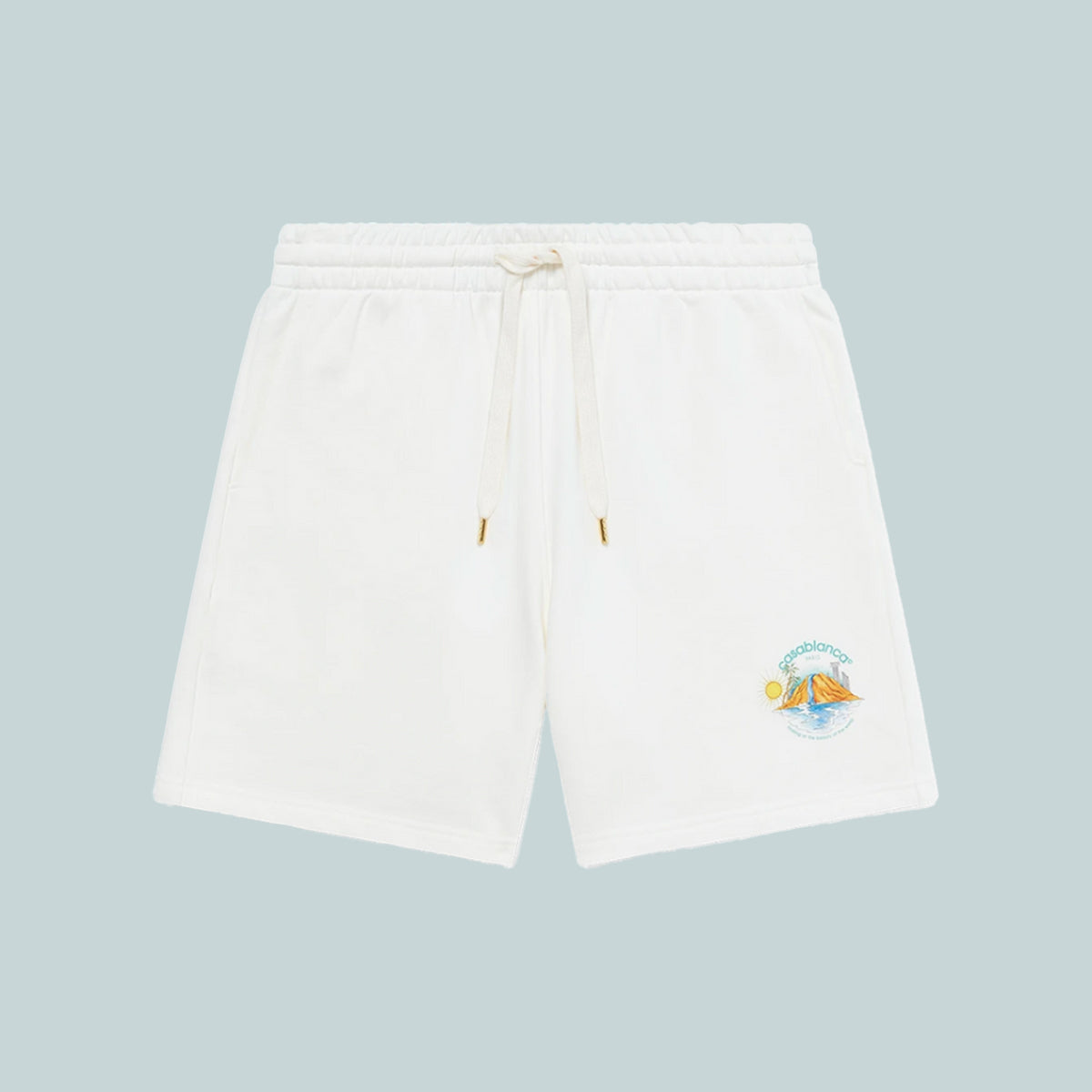 Oasis Printed Sweatshorts White