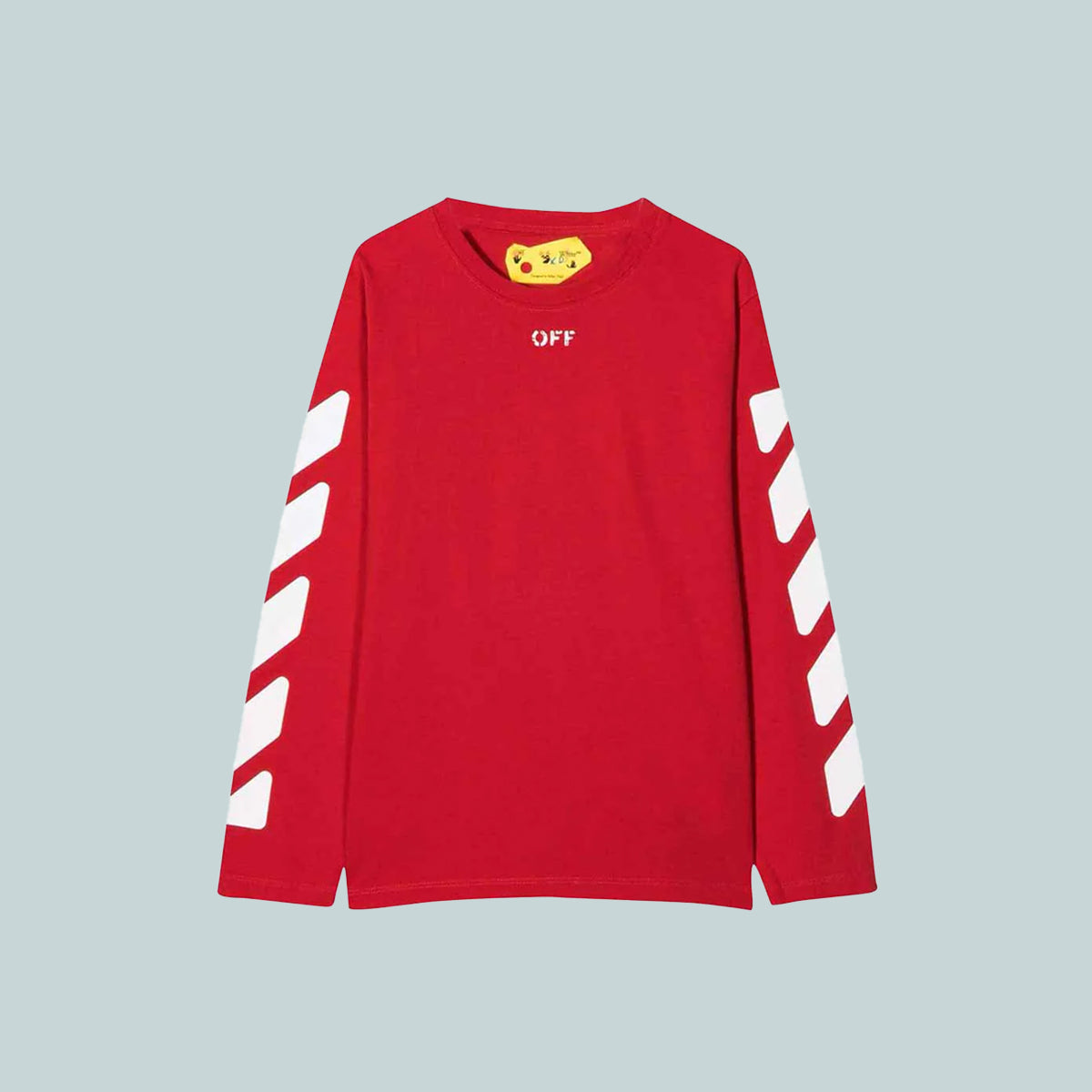 Kids long sleeve tee red