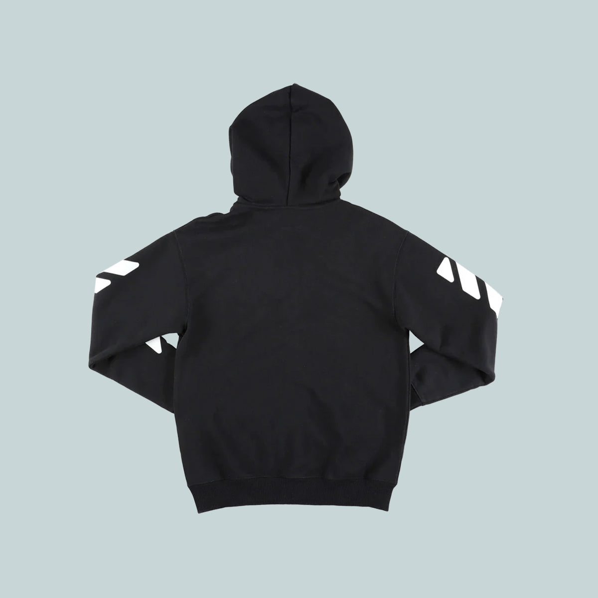 Kids off Rounded zip hoodie black