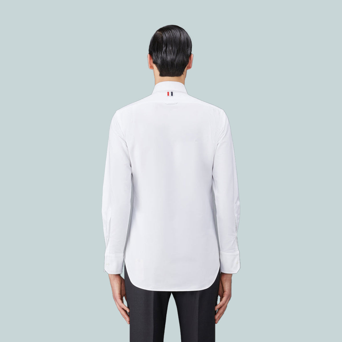 Cotton Poplin Long-Sleeve Classic Shirt White