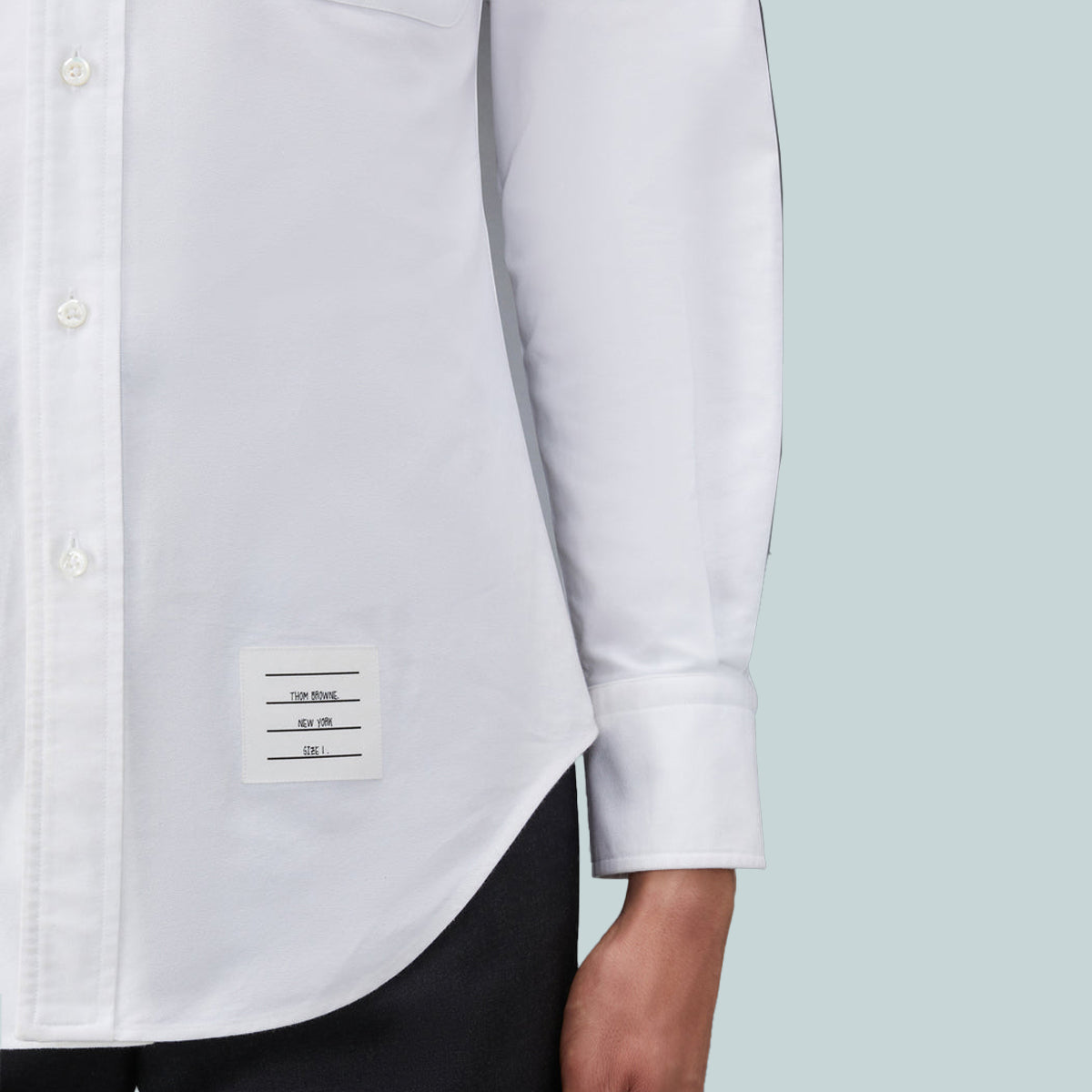 Cotton Poplin Long-Sleeve Classic Shirt White