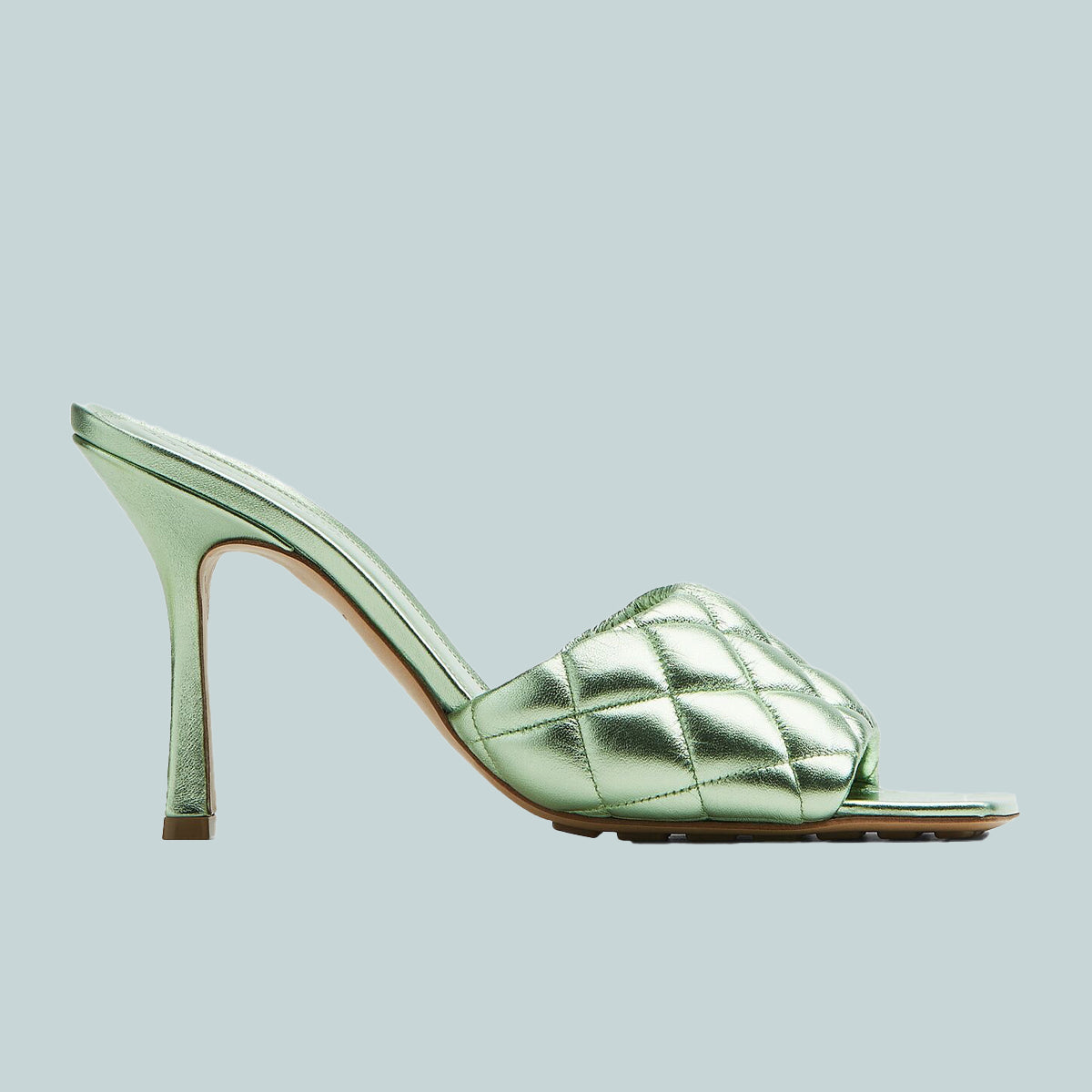 Padded sandal pistachio
