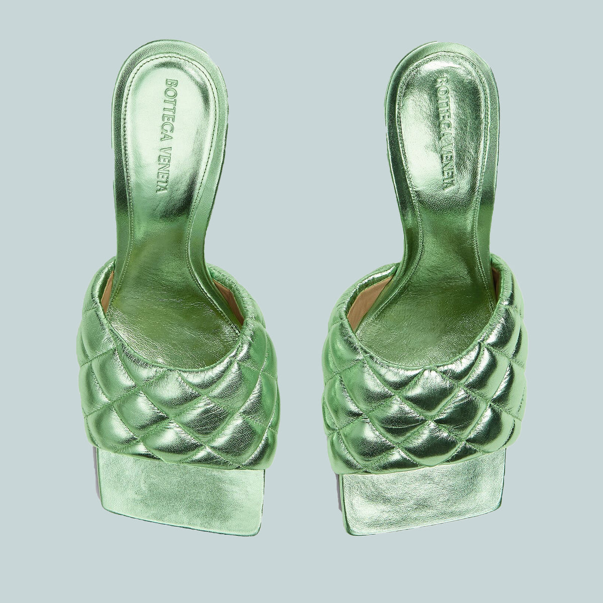 Padded sandal pistachio