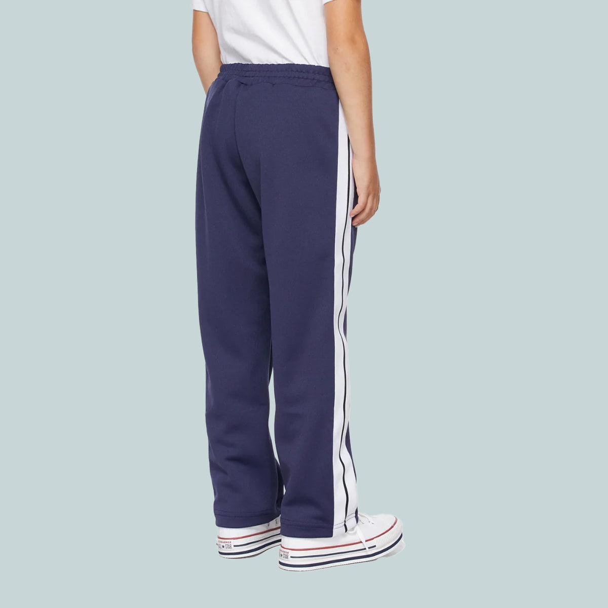 Kids logo track pants navy