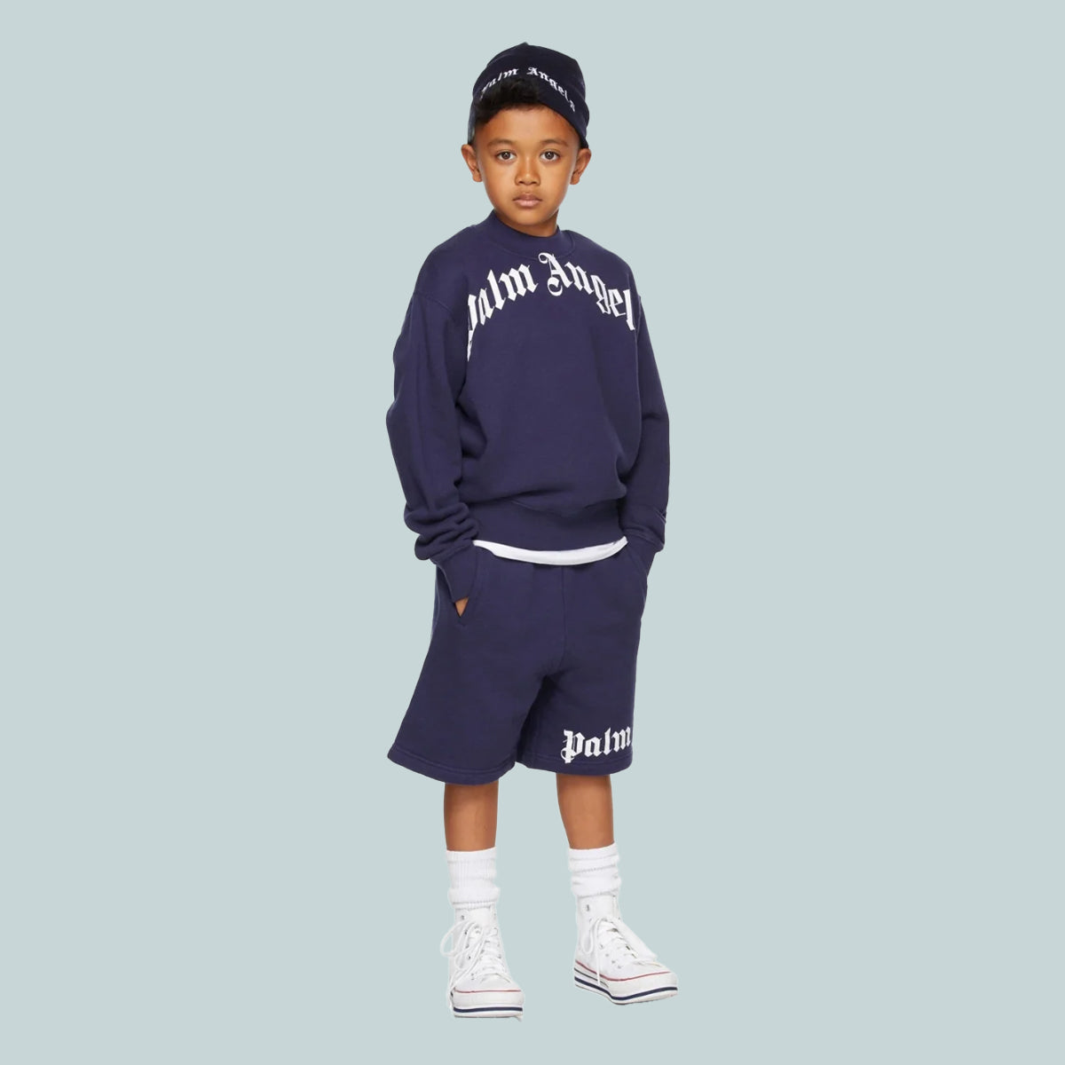 Kids classic logo sweatshirt navy