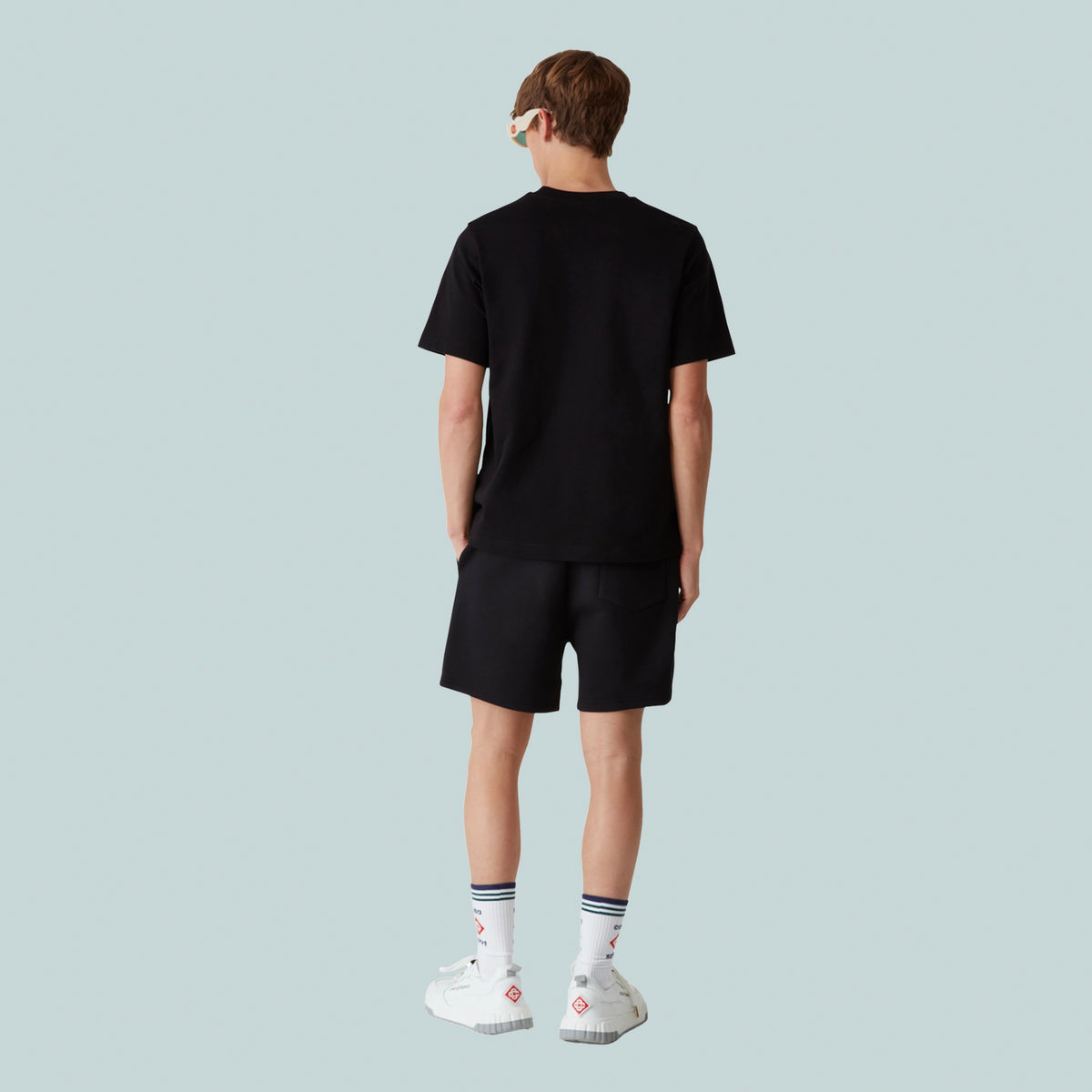 Pearl Diamond CC Patch Sweatshorts Black