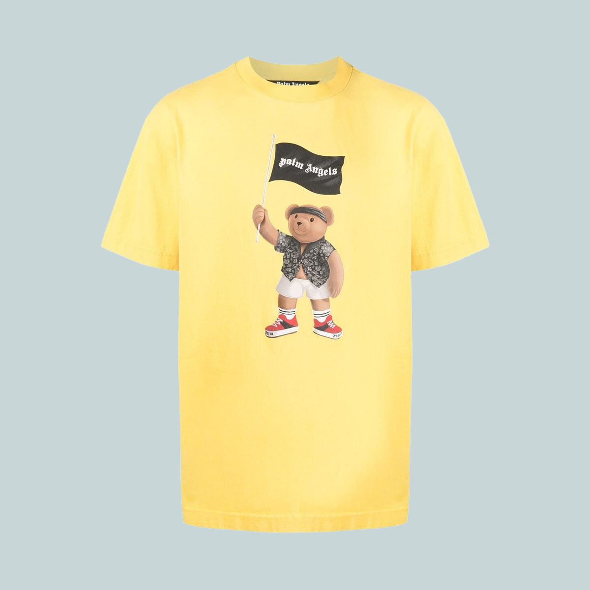 Pirate bear t-shirt yellow