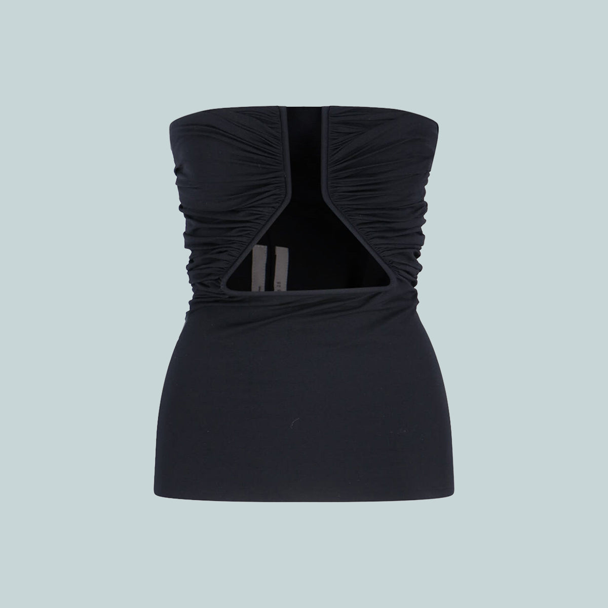 Jersey Prong Bustier Black