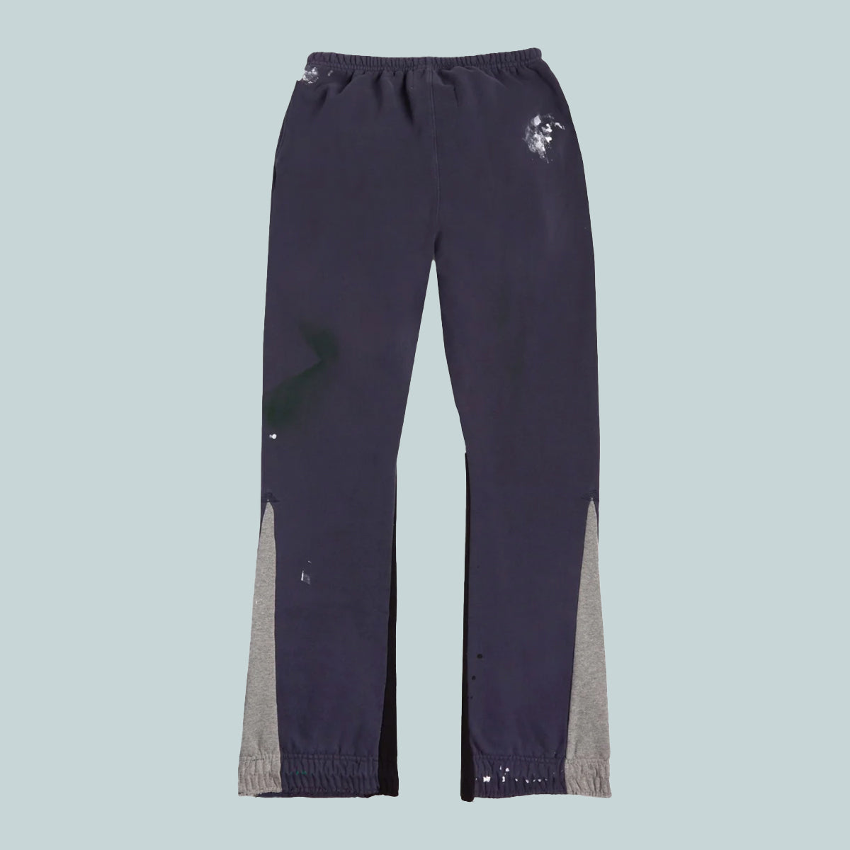 Painted Flare Sweat Pant Blue