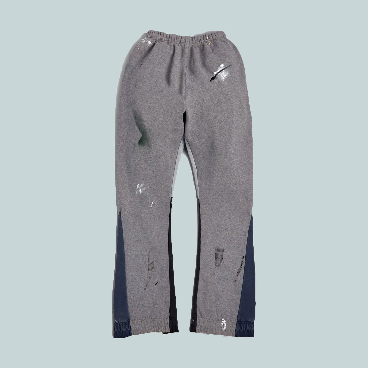 Painted Flare Sweat Pant Grey