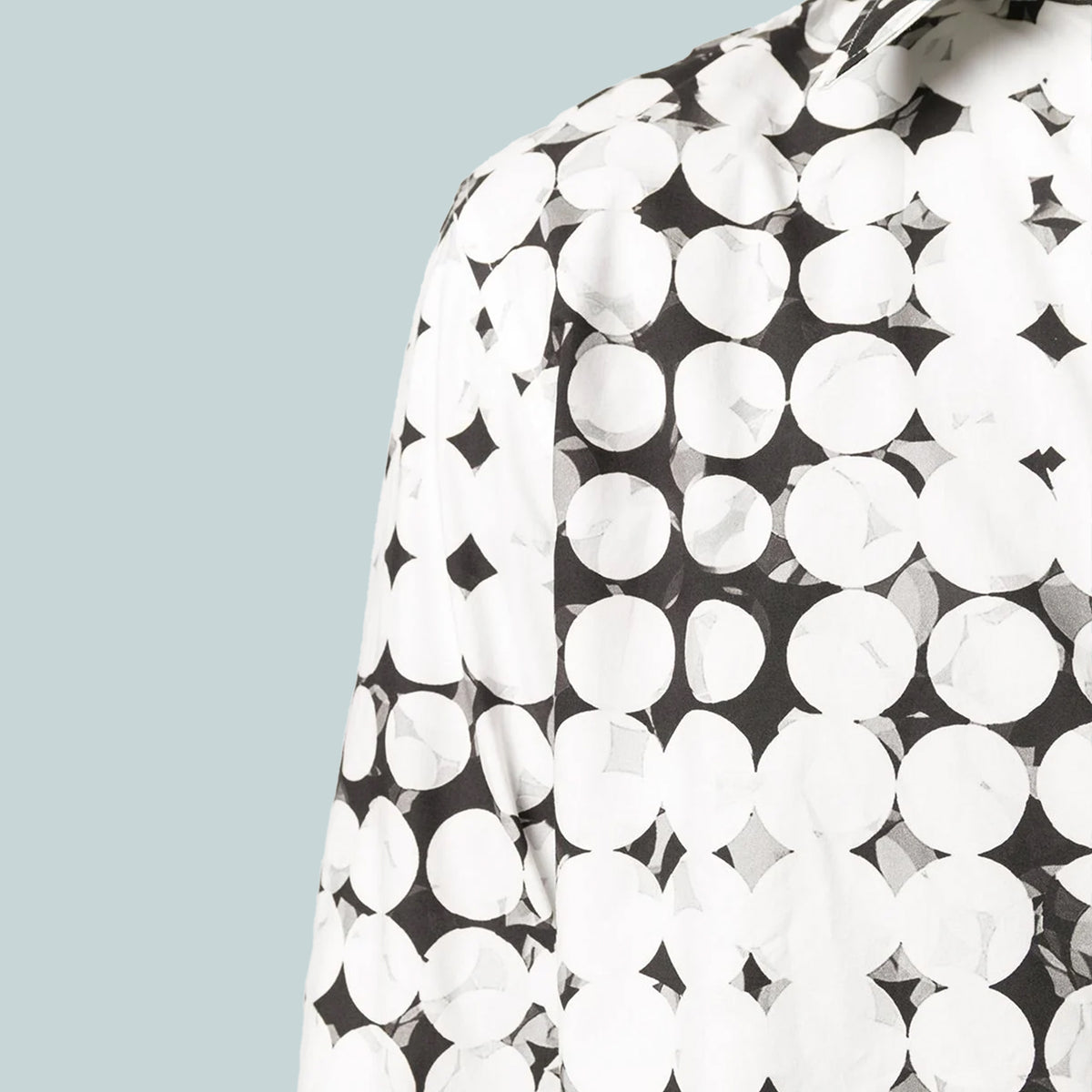 Pixel polka dots shirt