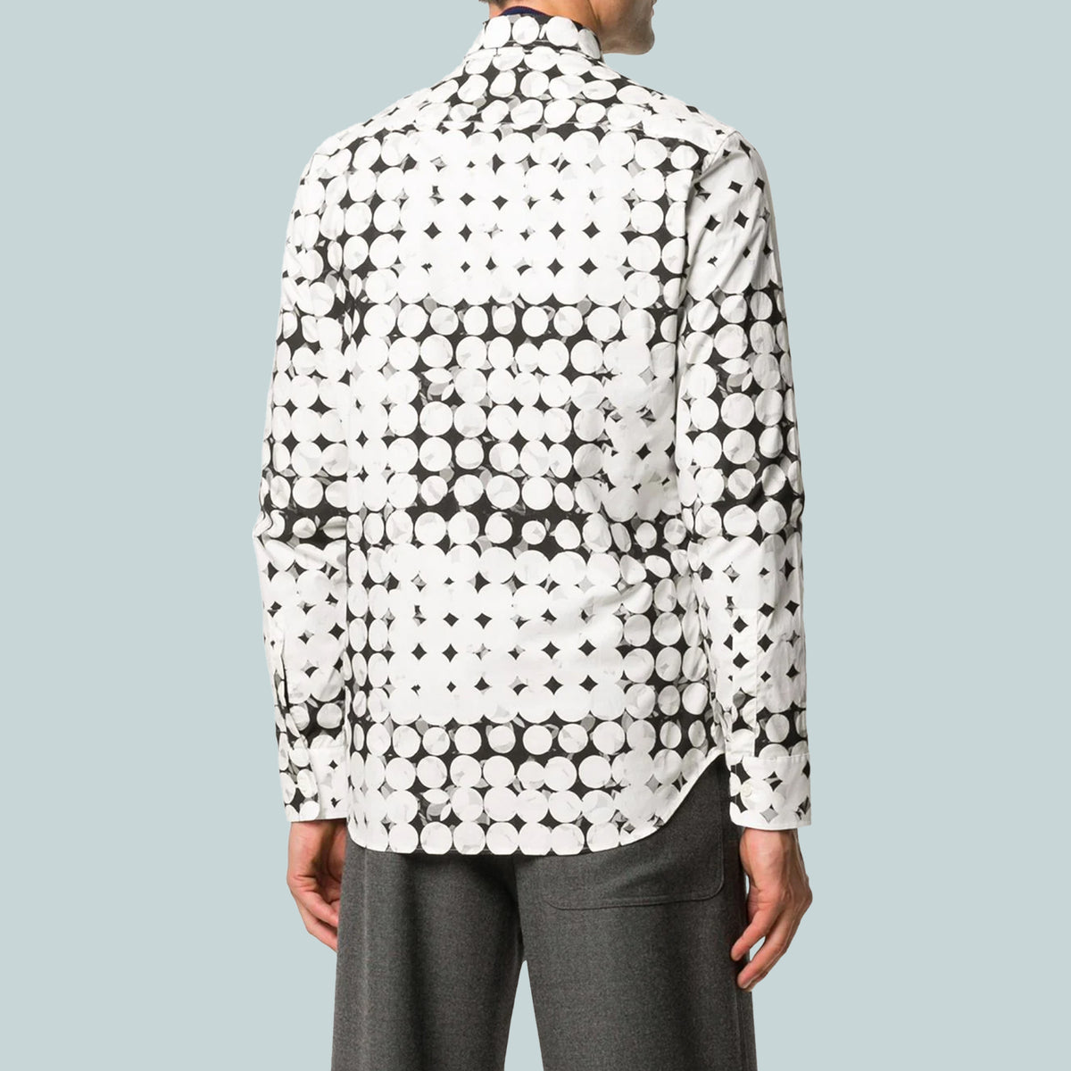 Pixel polka dots shirt