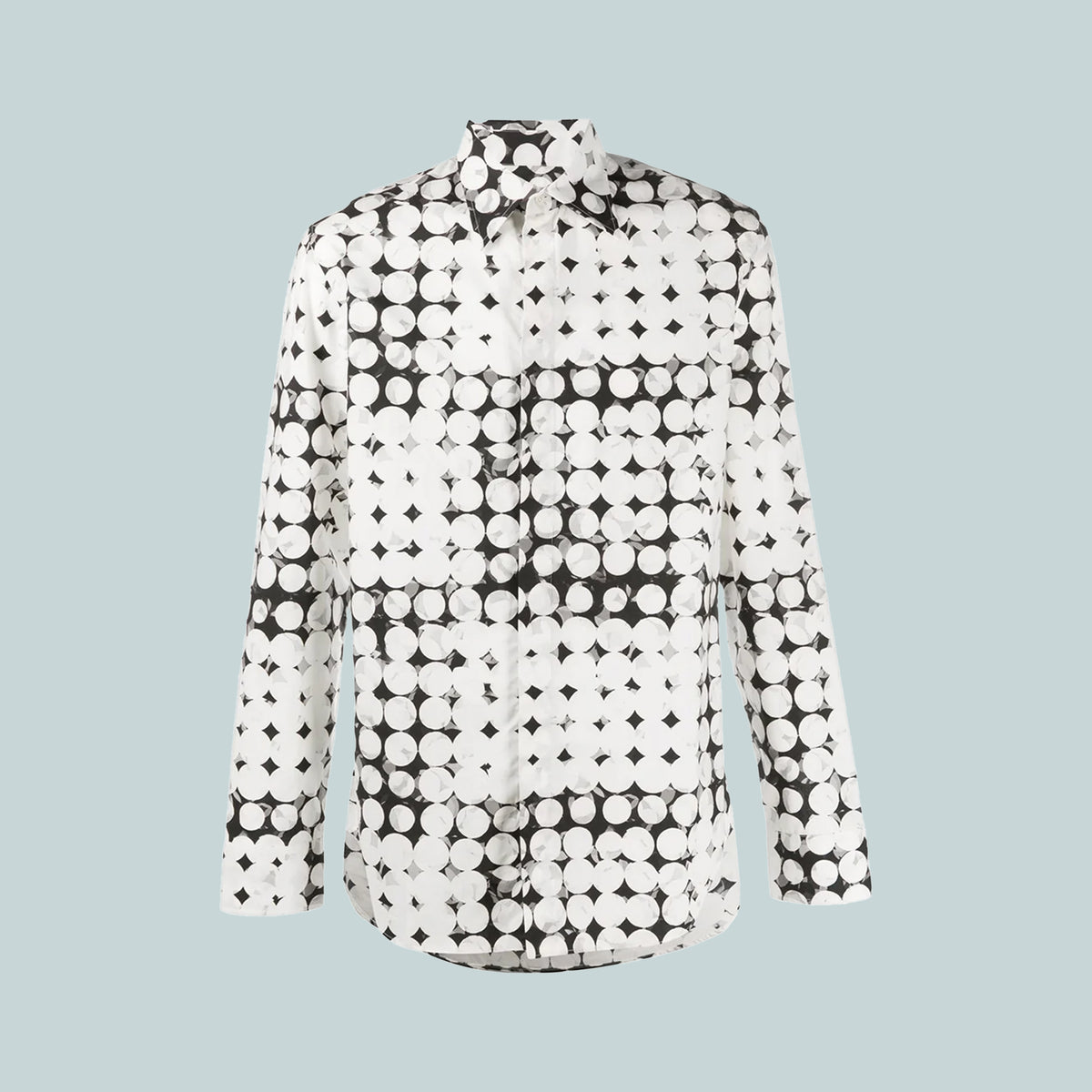 Pixel polka dots shirt