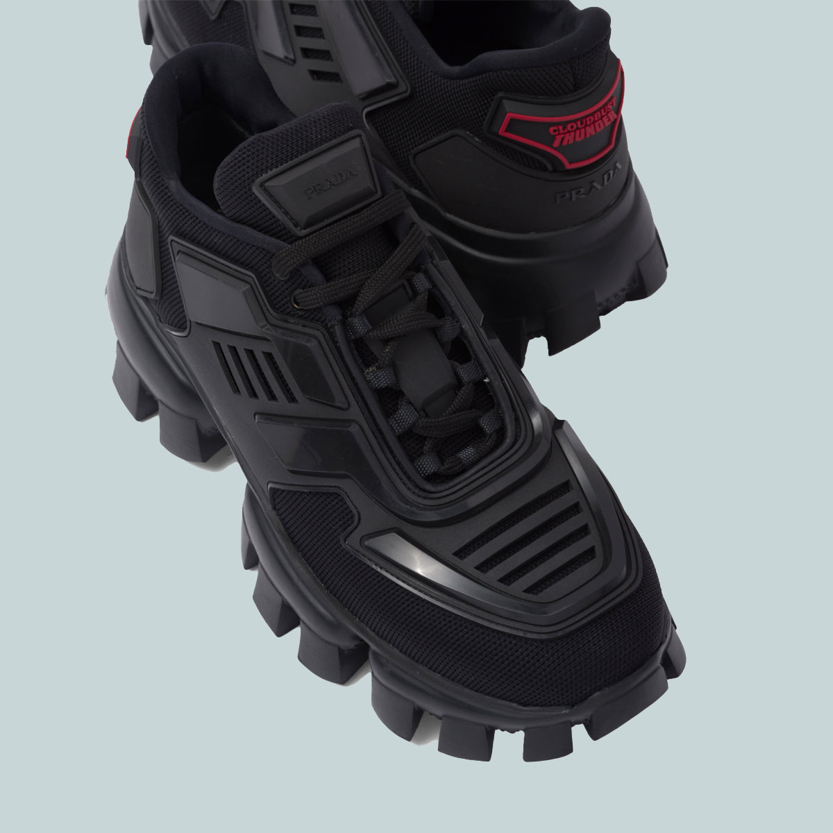 Prada Cloudbust Thunder Technical Fabric sneakers black